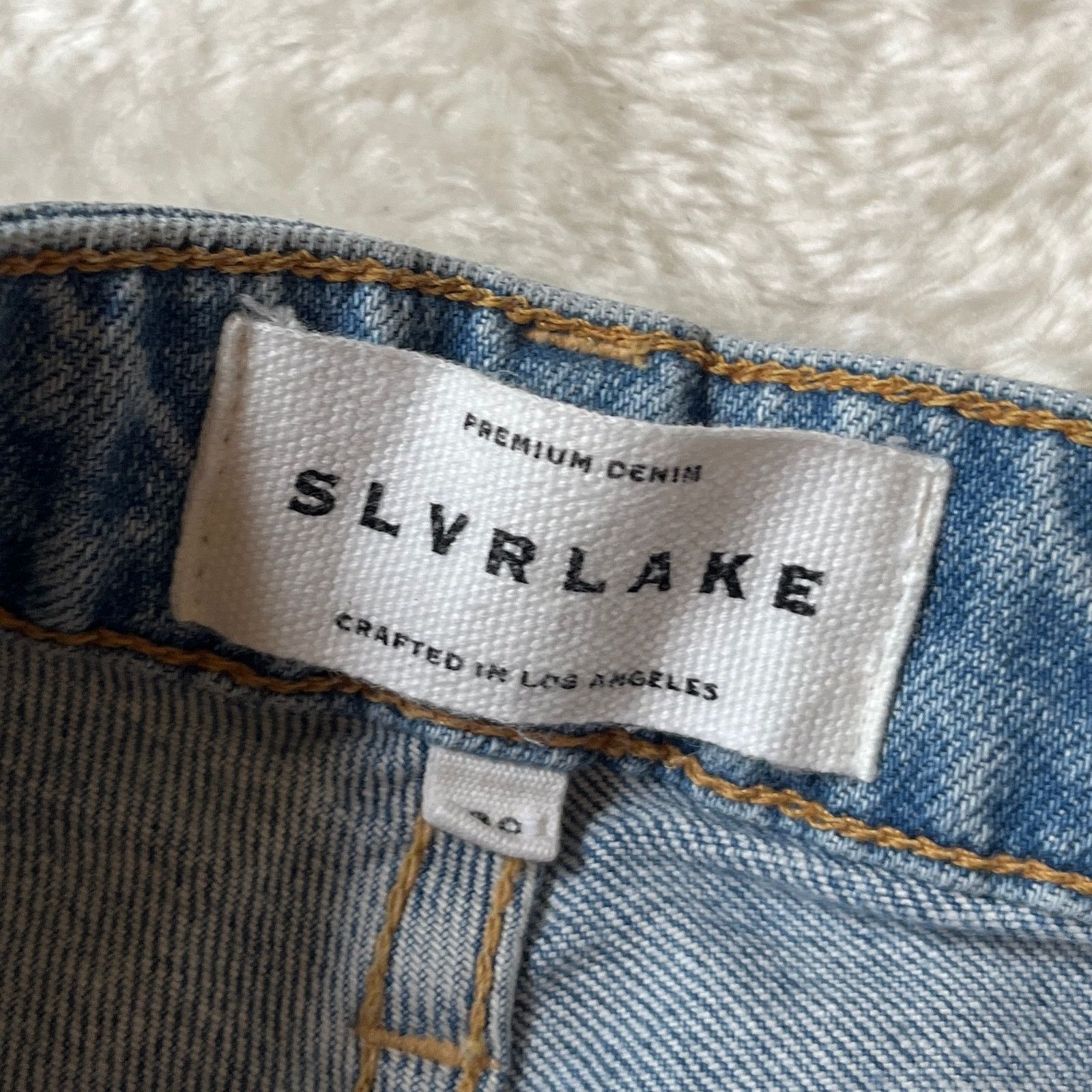 SLVRLAKE SLVRLAKE | Medium Wash Mid Rise Kick Flare Scarlett Jeans Size 30" / US 8 / IT 44 - 6 Thumbnail