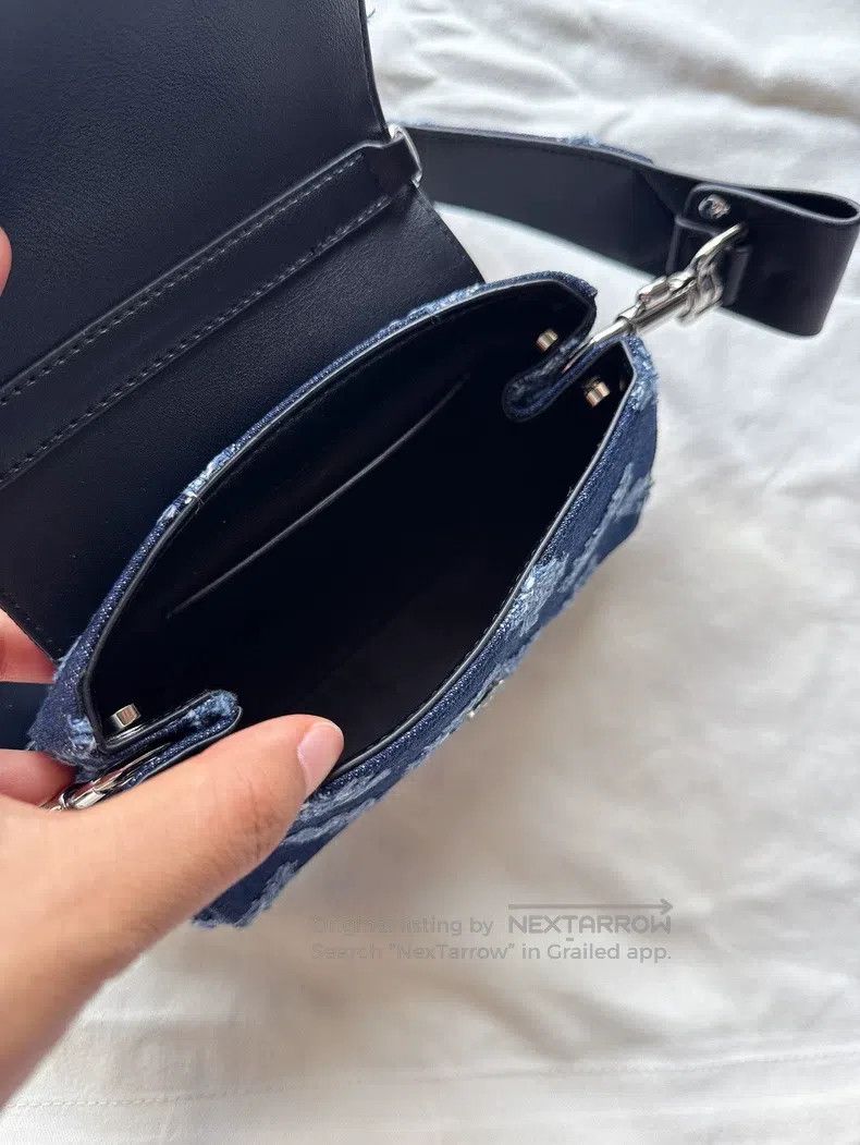 Vivienne Westwood Vivienne Westwood size os Hazel Denim Small Baguette Bag, c Size ONE SIZE - 7 Thumbnail