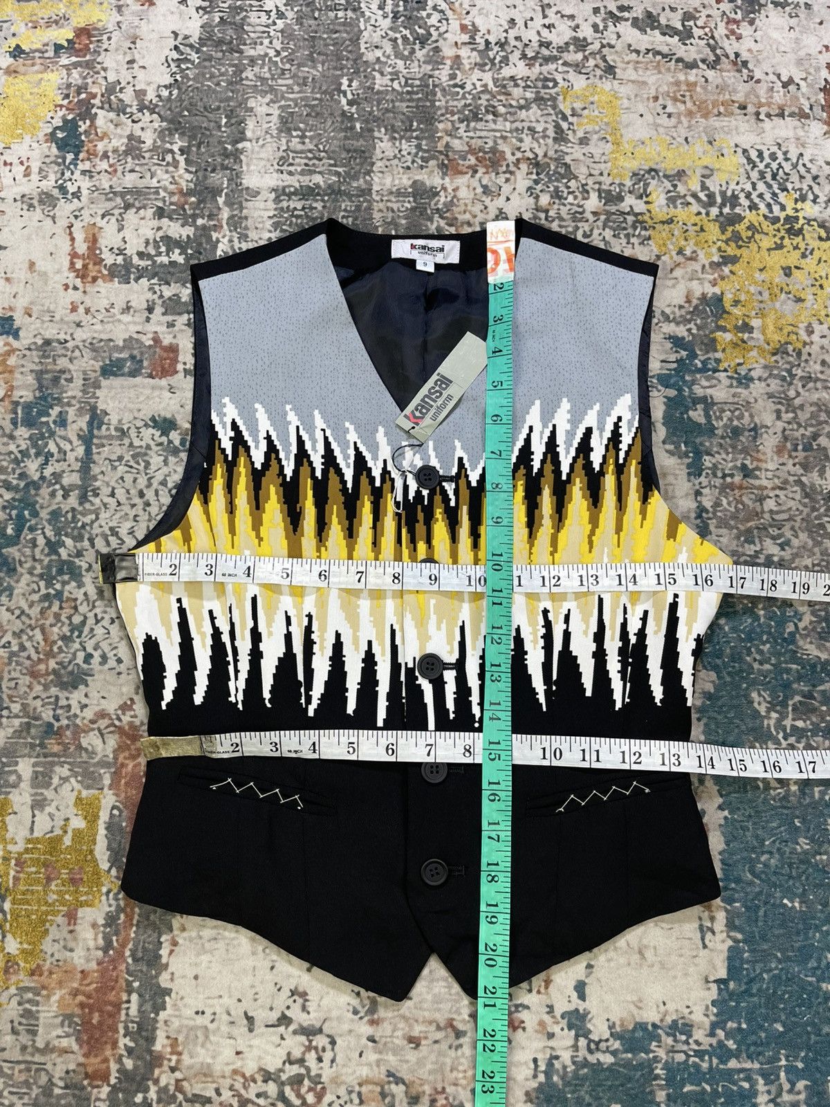 Kansai Yamamoto Kansai Yamamoto Traditional Art Suit Vest Size US XS / EU 42 / 0 - 8 Thumbnail