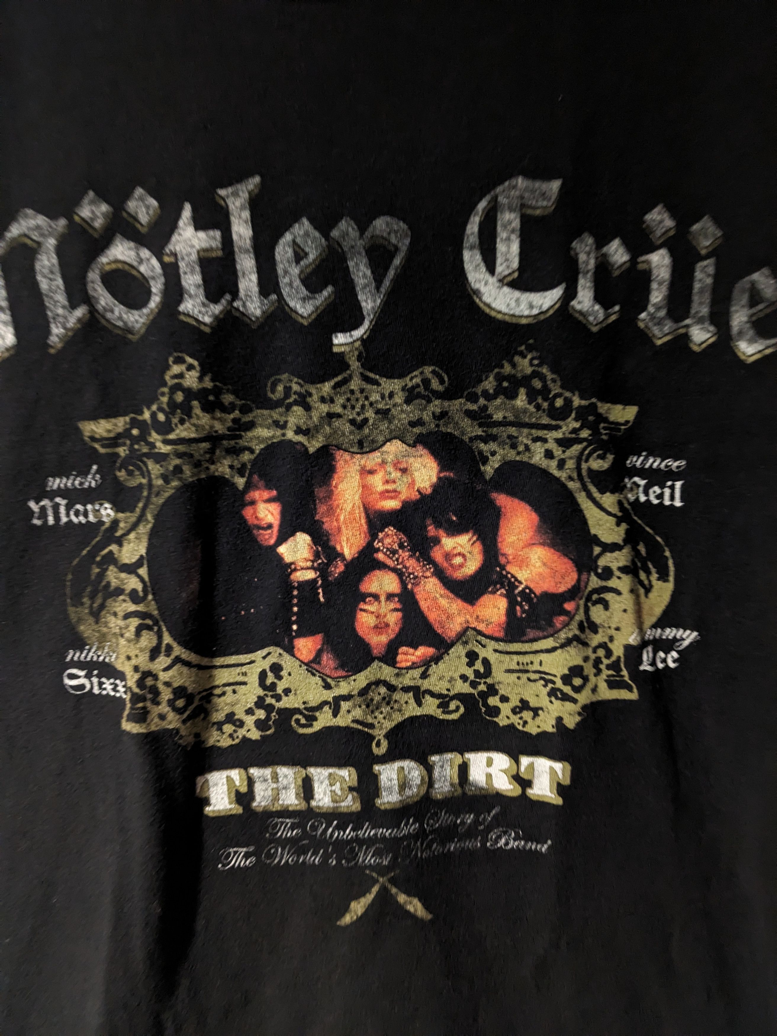 Band Tees × Vintage Vintage 2010's Motley Crue The Dirt Band Tour Music T-Shirt Size US L / EU 52-54 / 3 - 2 Thumbnail