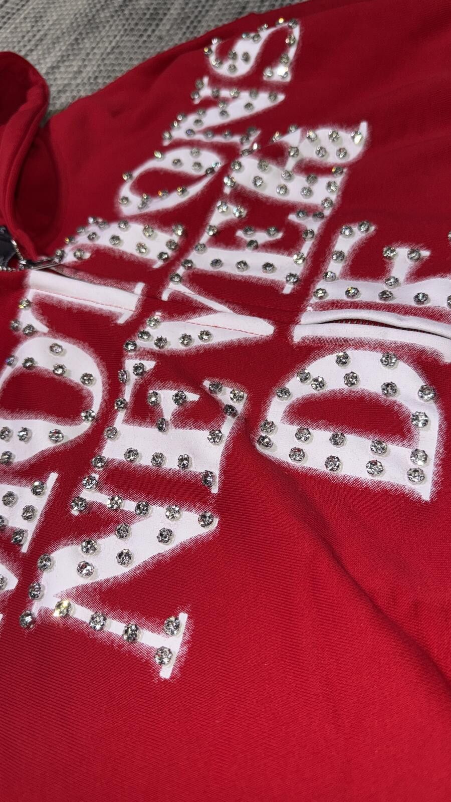 Other Mixed Emotions Red 'END' Rhinestone Zip Size US XXL / EU 58 / 5 - 2 Thumbnail