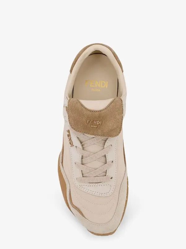 Fendi os11x0526 Wave Pulse Low-Top Sneakers in Beige Size US 7 / IT 37 - 5 Thumbnail