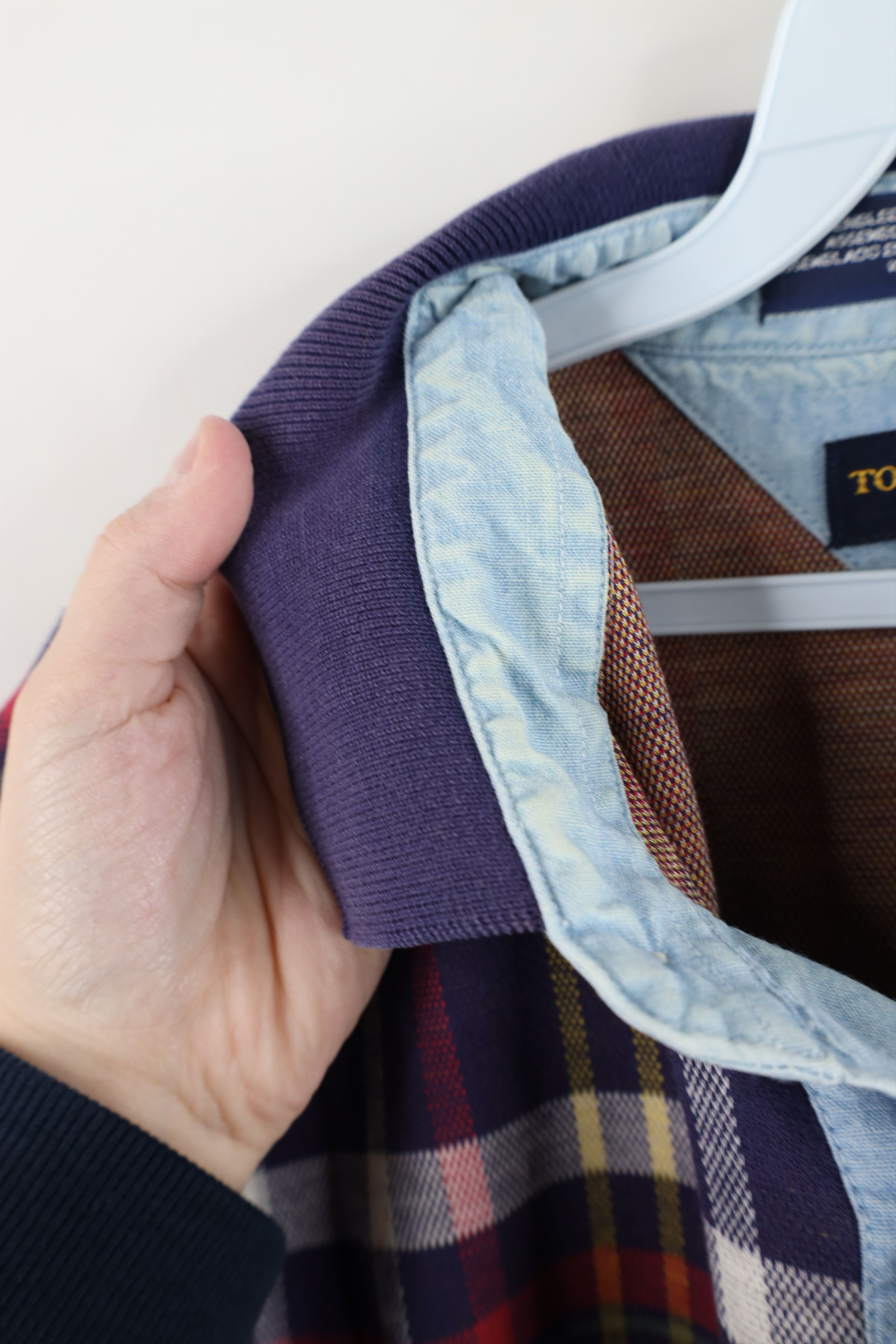 Tommy Hilfiger × Vintage Vintage 90s Tommy Hilfiger Golf Rainbow Plaid Polo Shirt Size US XL / EU 56 / 4 - 7 Thumbnail