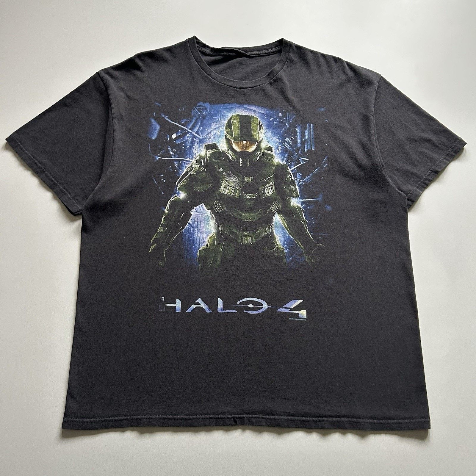 Microsoft × Vintage Vintage Halo 4 T-Shirt XXL Faded Black Xbox 360 Promo Rare Size US XXL / EU 58 / 5 - 1 Thumbnail