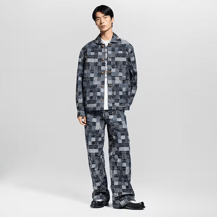 Louis Vuitton Damier Denim Workwear Blouson Size US XXL / EU 58 / 5 - 4 Thumbnail