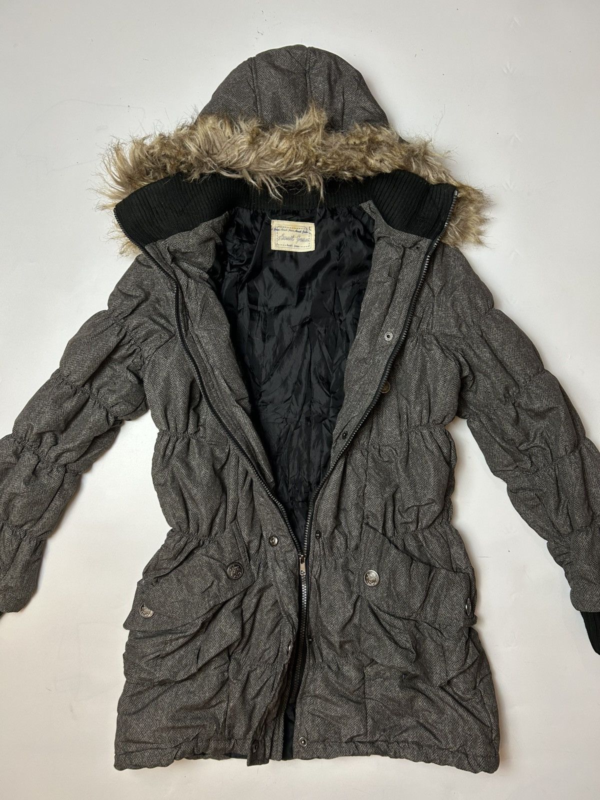 Beauty Beast × If Six Was Nine × Japanese Brand AVAIL JEAN FAUX FUR HOODIE JACKET Size L / US 10 / IT 46 - 3 Thumbnail