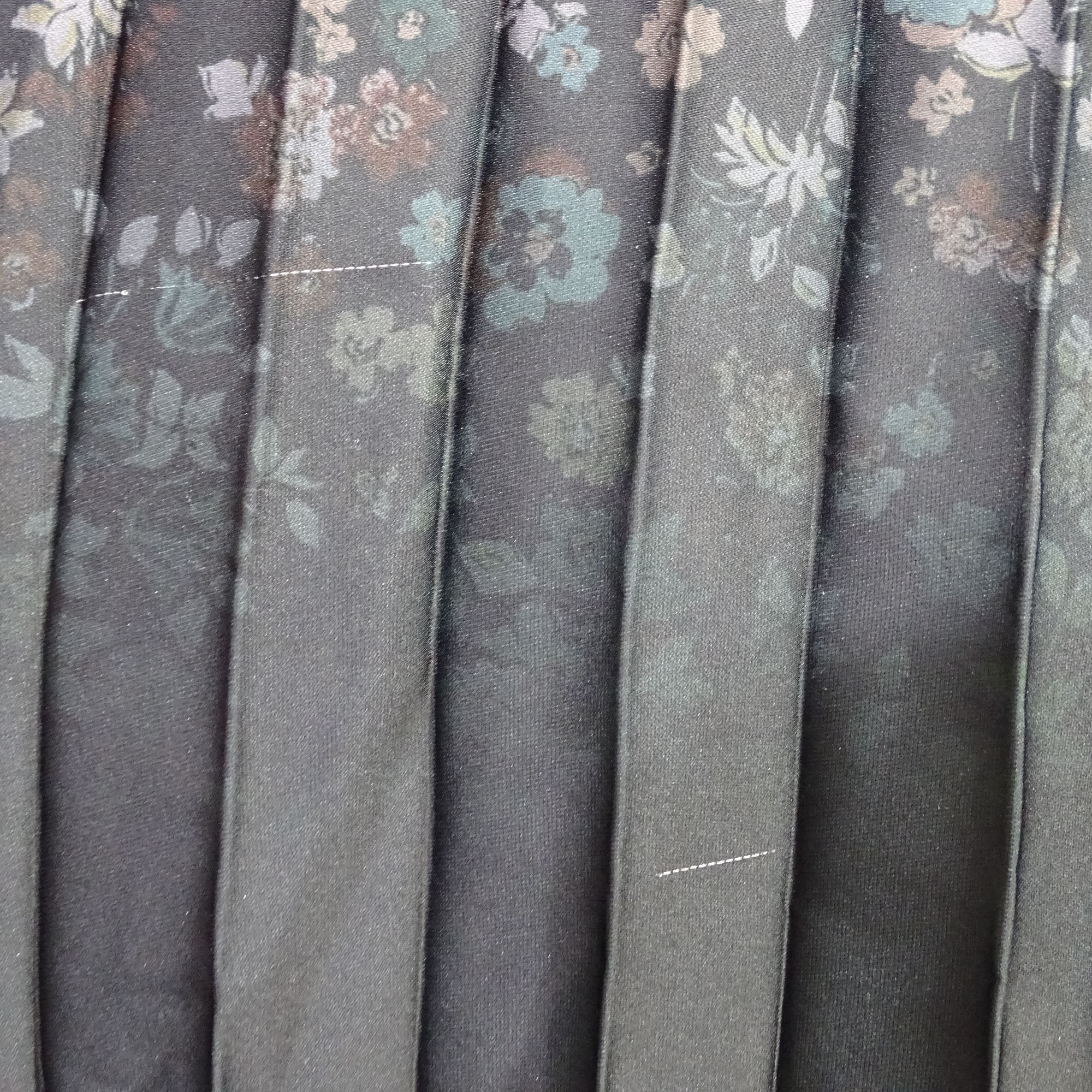 Vintage Vtg Carlucci Floral Pleated Skirt Women Size EUR 38 US 6 Size 28" / US 6 / IT 42 - 8 Thumbnail