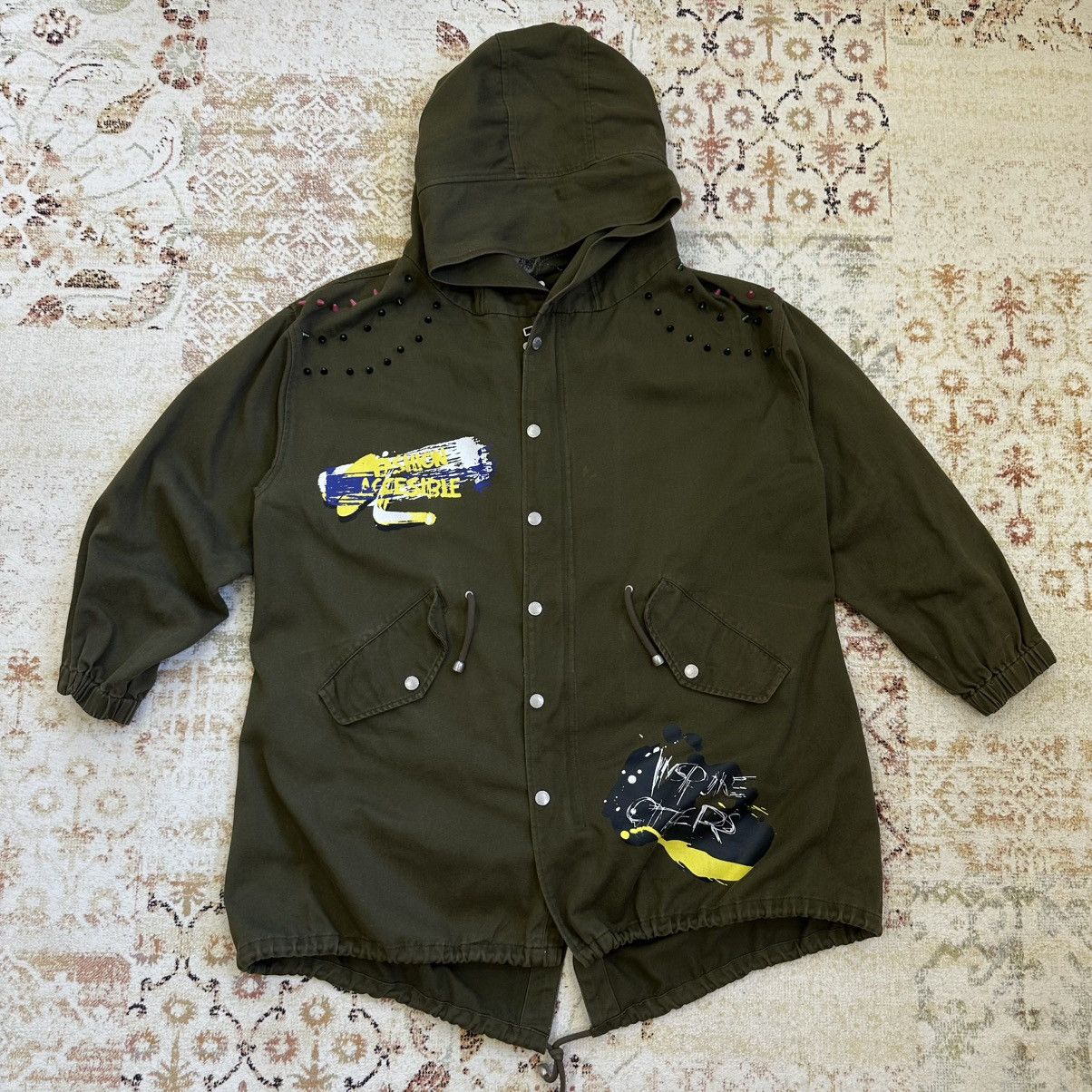 If Six Was Nine × Japanese Brand × Vintage Vintage Japanese Style Coat Grunge Style Band Rock Size L / US 10 / IT 46 - 1 Thumbnail
