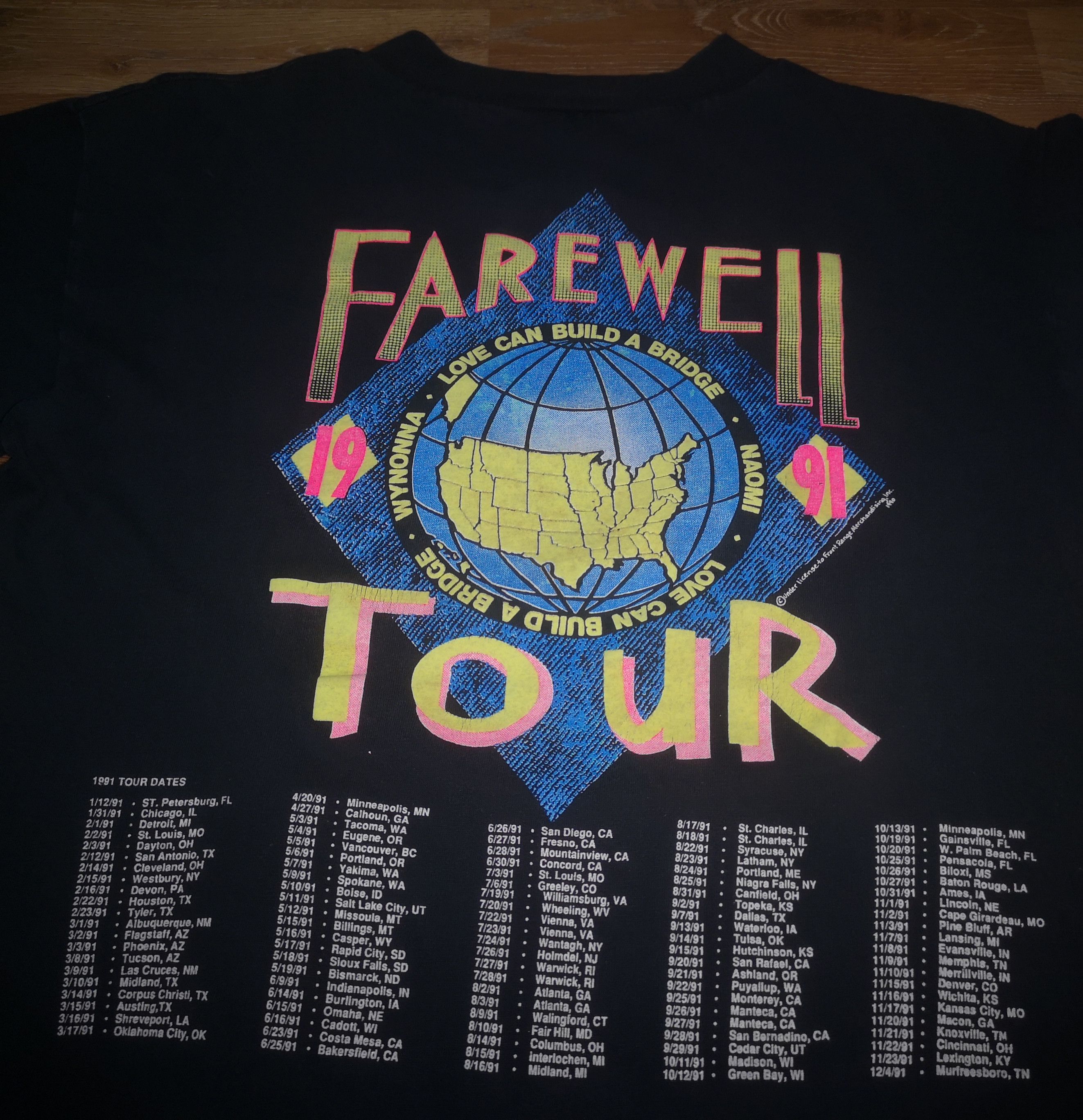 Band Tees × Vintage Vintage Country Rock Band The Judds Farewell Tour 1991 Shirt Size US L / EU 52-54 / 3 - 10 Thumbnail