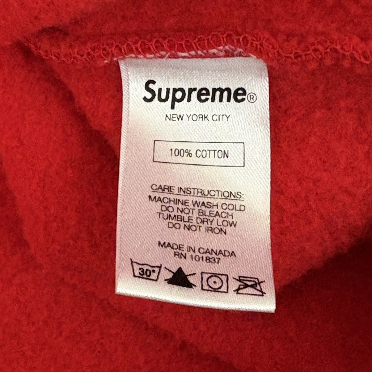 Supreme Supreme 2019 Blockbuster Red Pullover Hoodie Size Large Size US L / EU 52-54 / 3 - 6 Thumbnail