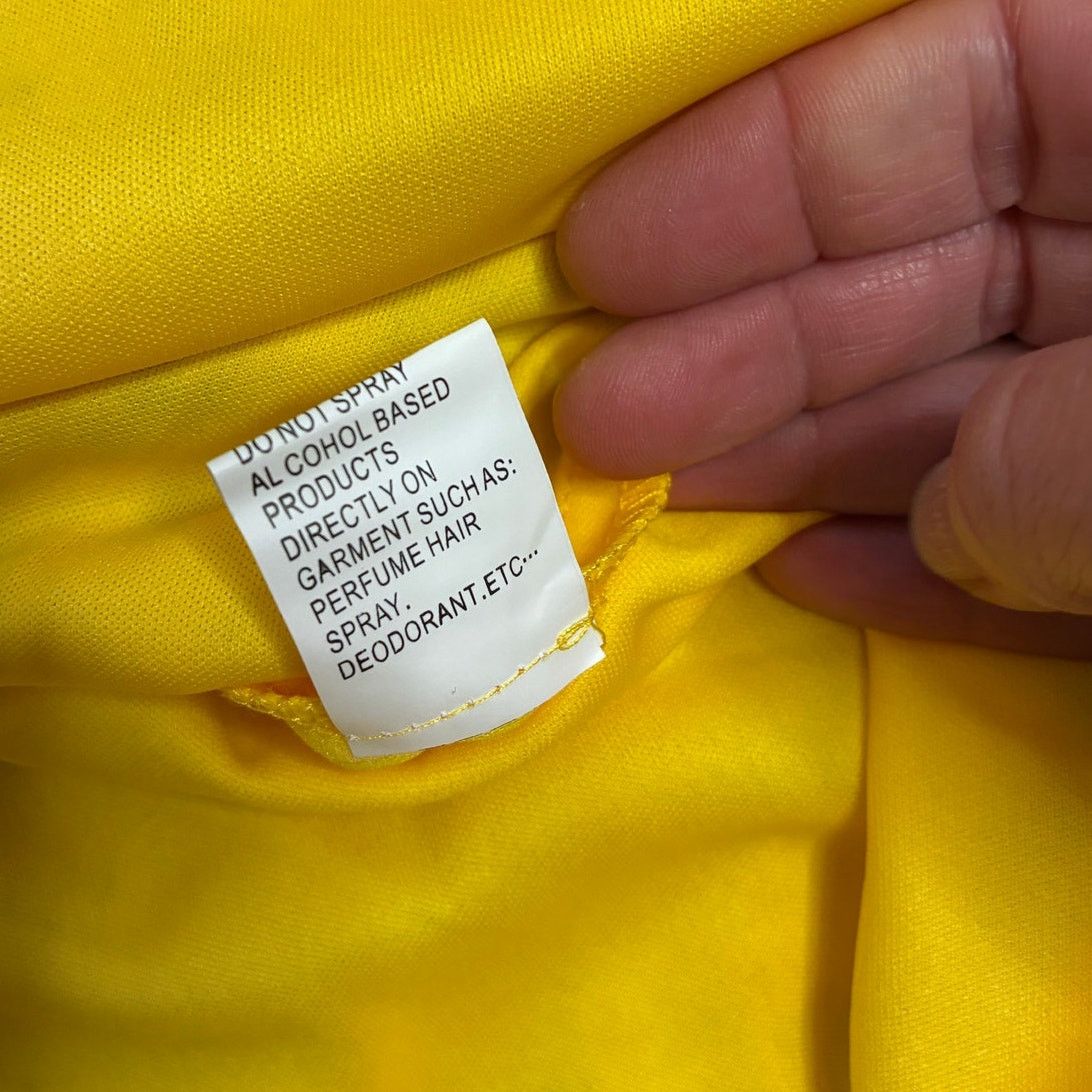 Mac Duggal Mac Duggal vNeck Mini Dress Yellow Floral Chiffon SIze 6 Size M / US 6-8 / IT 42-44 - 7 Thumbnail