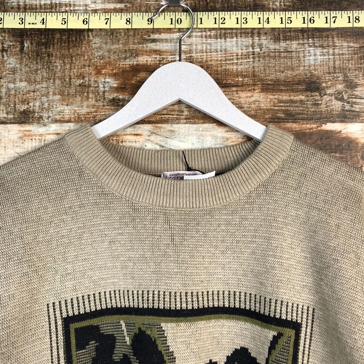 Japanese Brand Jarause art streetwear japan local Brown Knitwear #A2399 Size M / US 6-8 / IT 42-44 - 4 Thumbnail