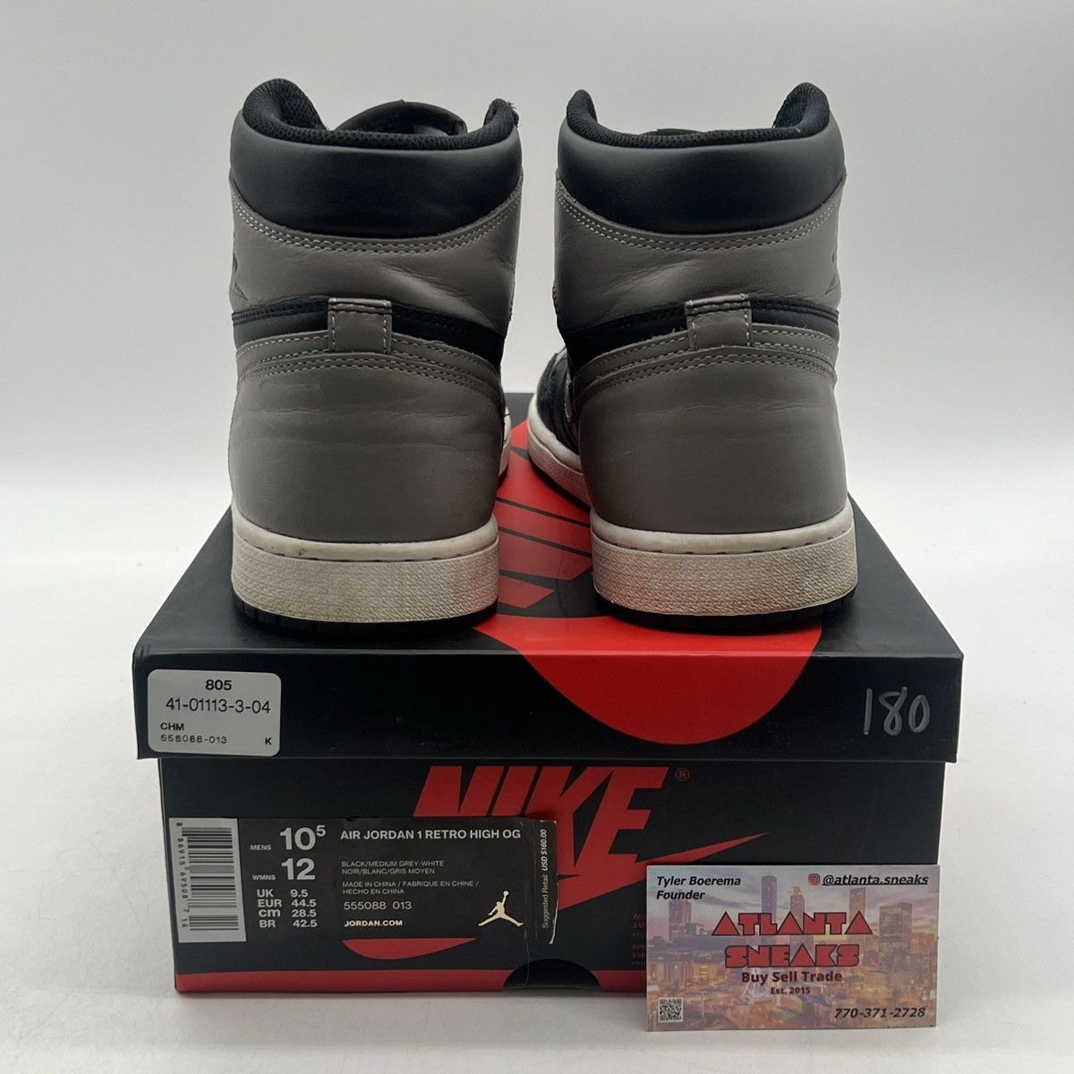 Nike Air Jordan 1 high shadow Size US 10.5 / EU 43-44 - 3 Thumbnail