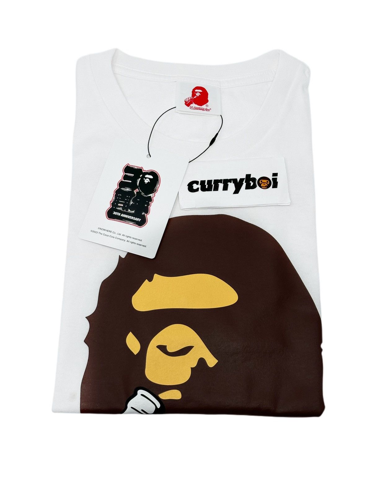 Bape BAPE x Coca-Cola Ape Head Tee White Size US S / EU 44-46 / 1 - 4 Thumbnail