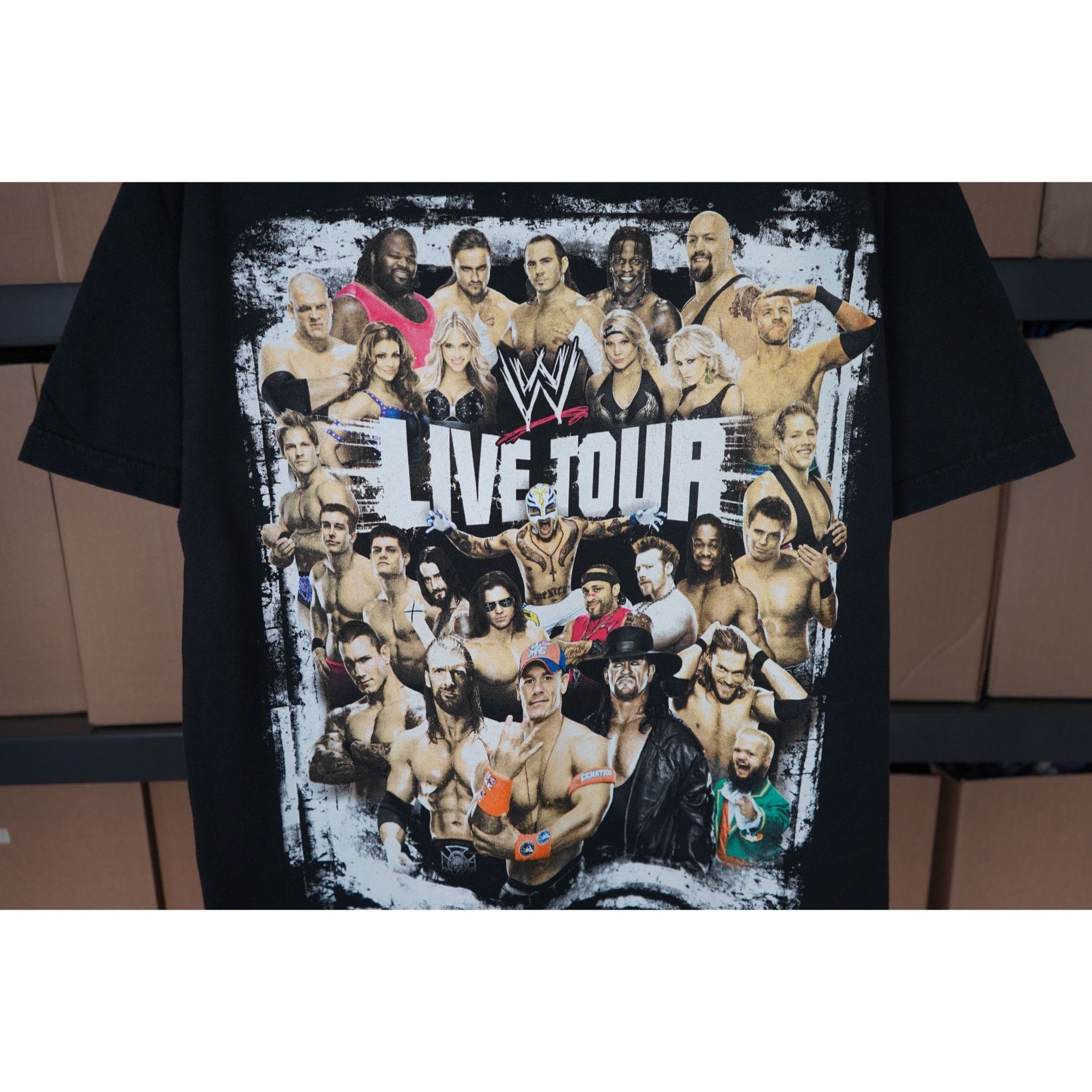 WWE WWE Live Tour Big Graphic Black L Long Fit Tshirt #386 Size US L / EU 52-54 / 3 - 3 Thumbnail