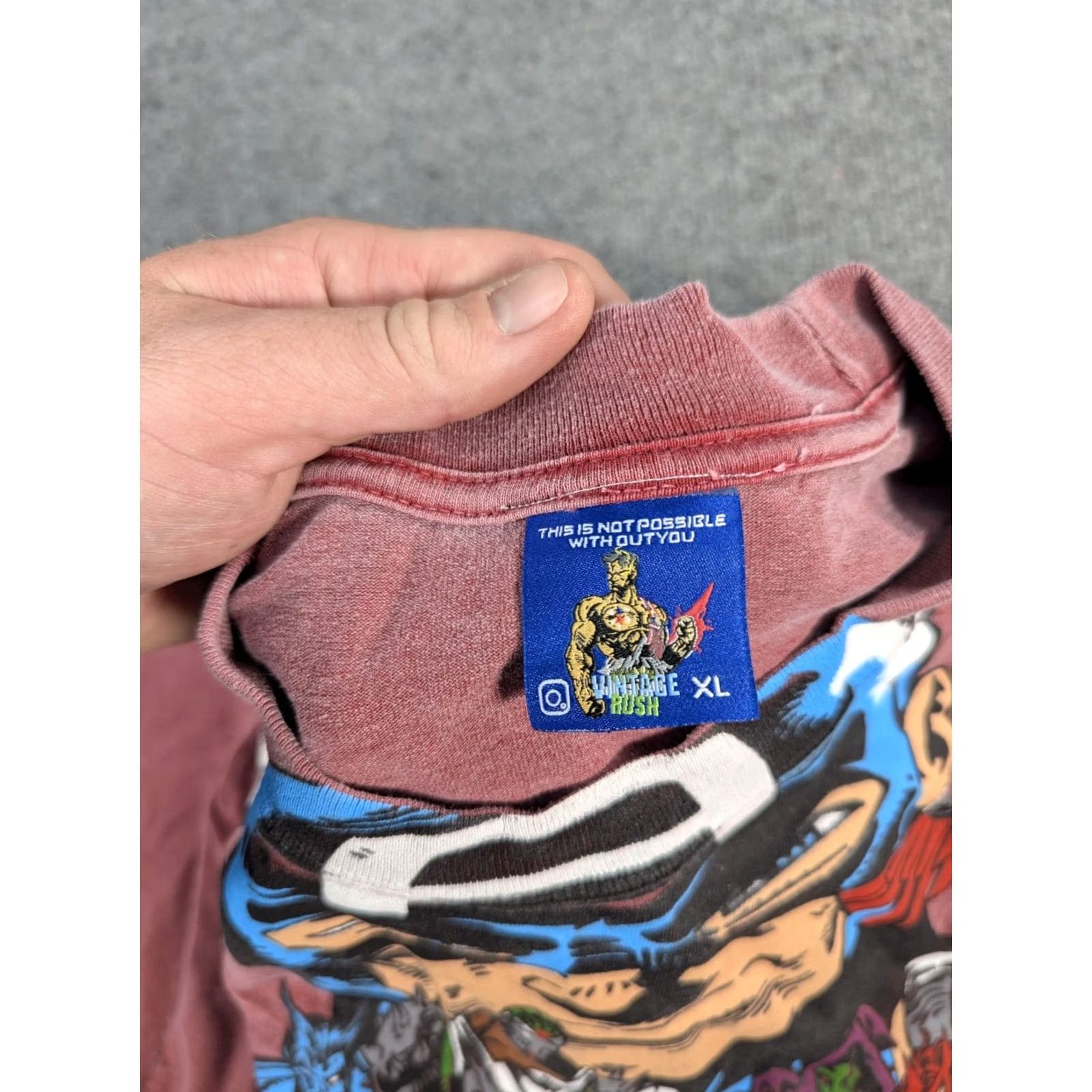 Vintage VINTAGE Marvel Shirt Mens XL Rush Avengers Captain America Spiderman Size Size US XL / EU 56 / 4 - 5 Thumbnail