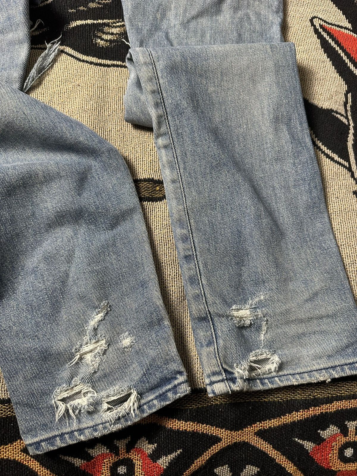 John Elliott John Elliott Cast 2 distressed denim Size US 31 - 5 Thumbnail