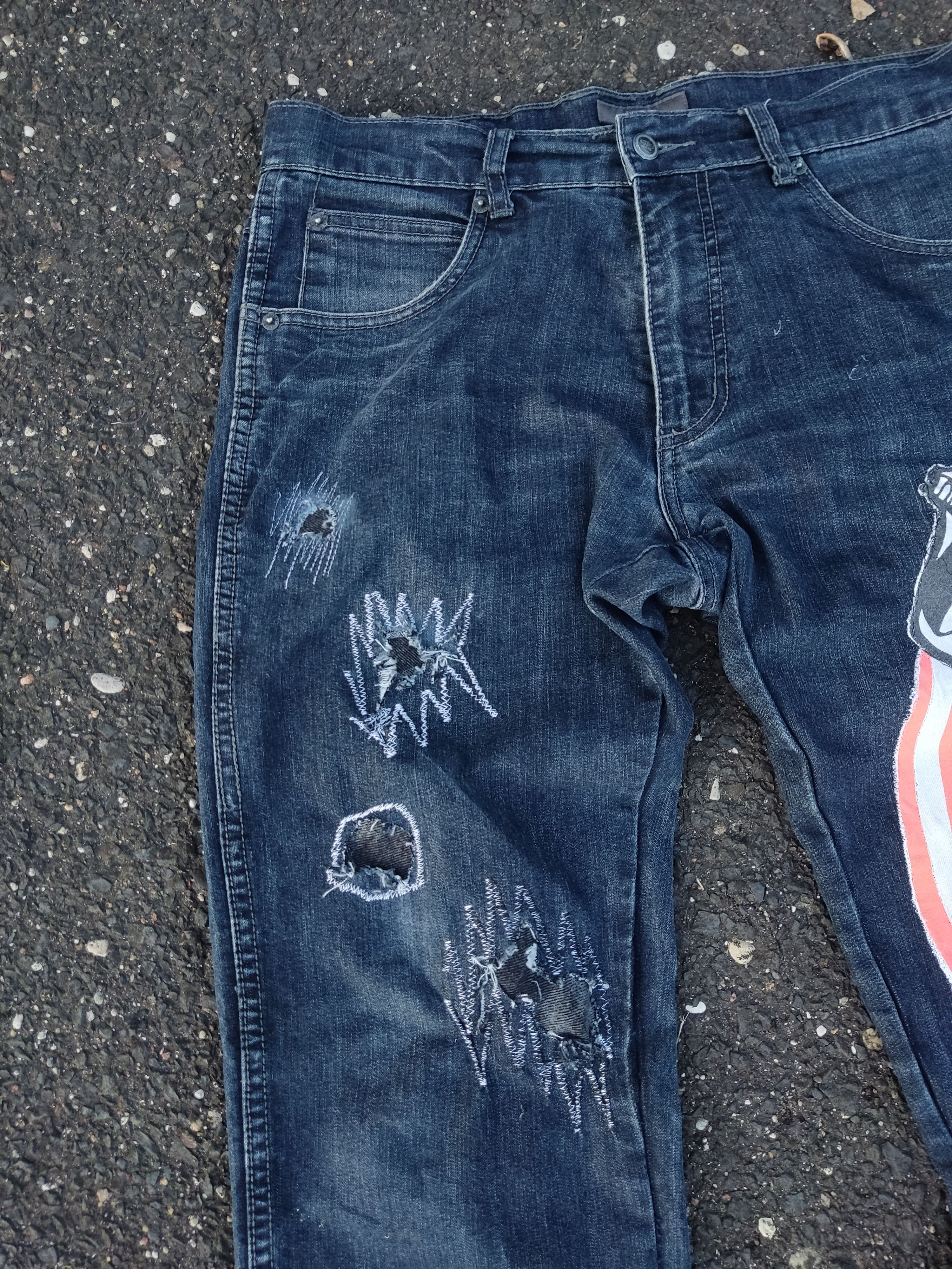 Kapital × Number (N)ine × Vintage Vintage Kapital Inspired Repaired Denim Saschiko Patchwork Size US 34 / EU 50 - 6 Thumbnail