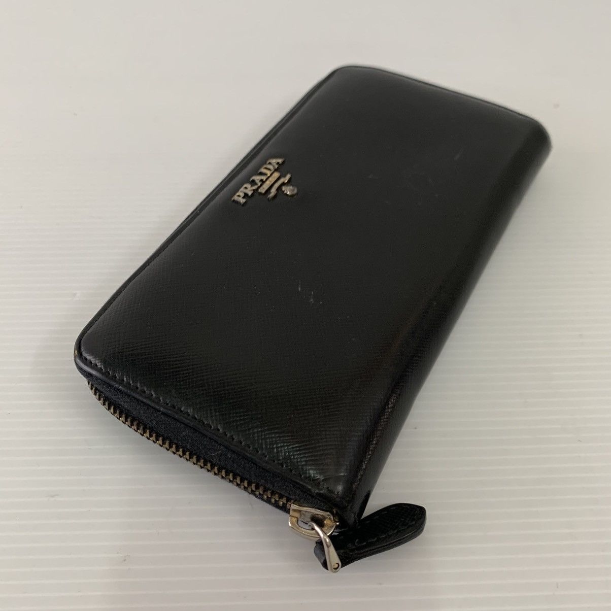 Prada Prada Black Leather Wallet Size ONE SIZE - 3 Thumbnail
