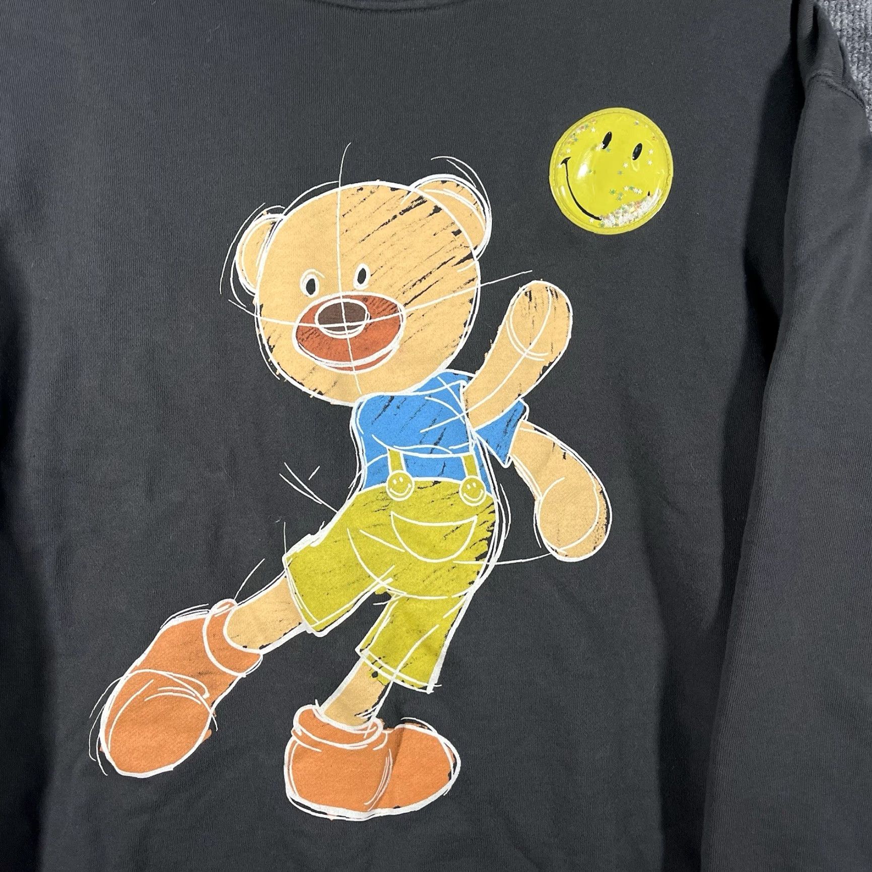 Vintage 13DE Marzo Crewneck Sweatshirt Bear Mens Medium RARE Black Mohair Knit Stripes Long Sleeve Pullover Oversized Relaxed Regular 13DE Paris Theme Size M / US 6-8 / IT 42-44 - 2 Thumbnail