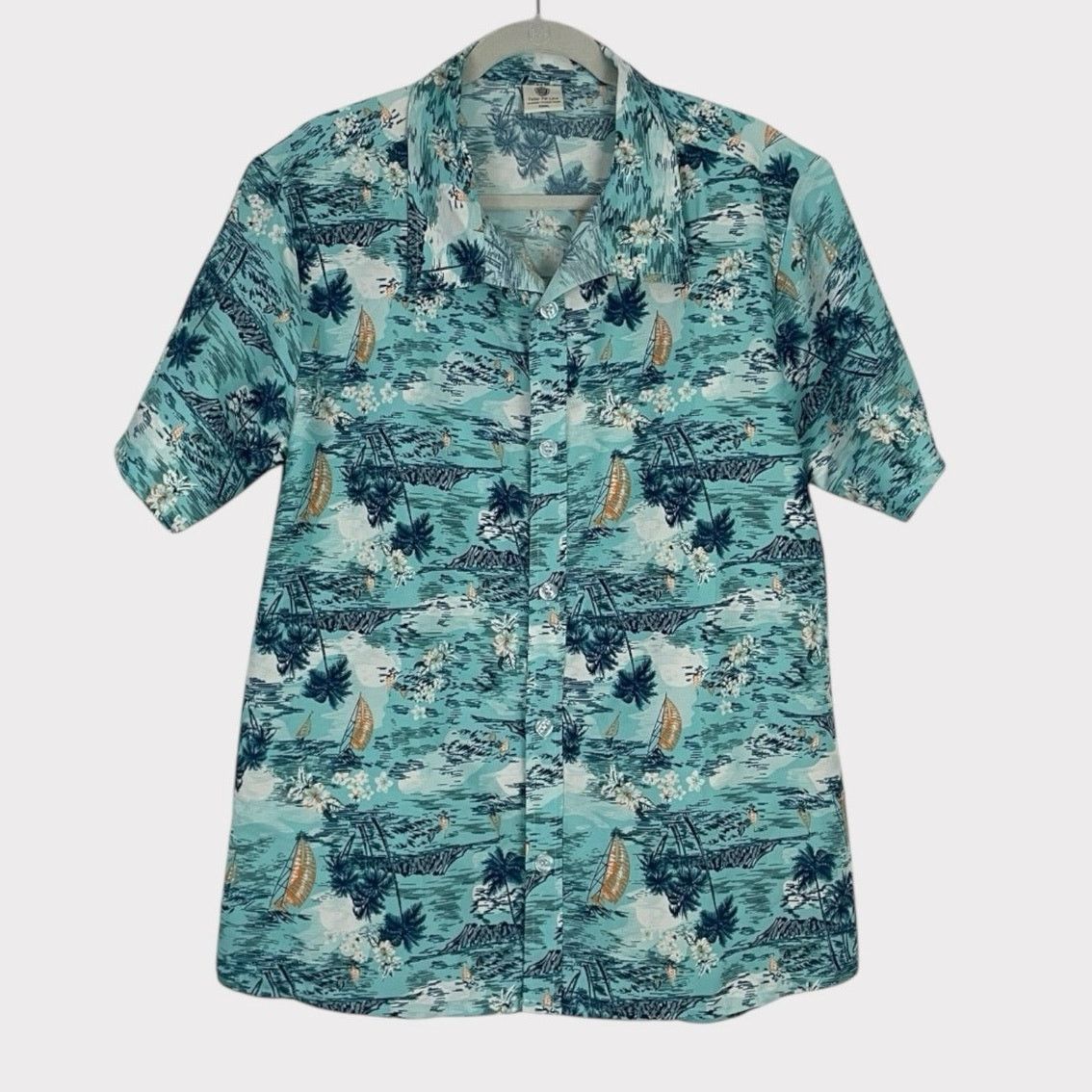 Other Tailor Pal Love Vintage Blue Hawaiian Button Down Shirt Size US XXL / EU 58 / 5 - 1 Thumbnail
