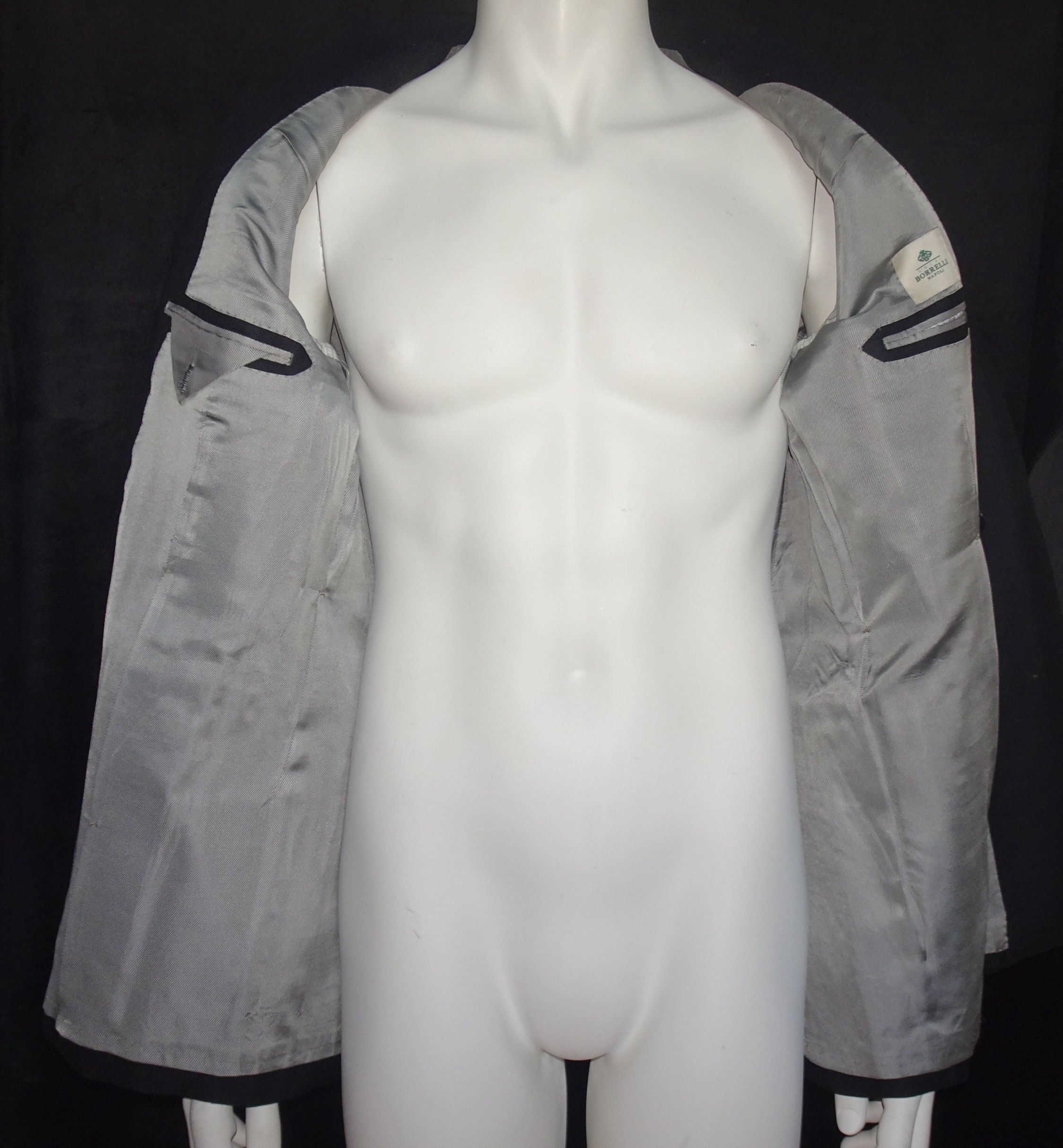 Luigi Borrelli BORRELLI NAPOLI HANDMADE DOUBLE BREASTED BLAZER Size 50R - 2 Thumbnail