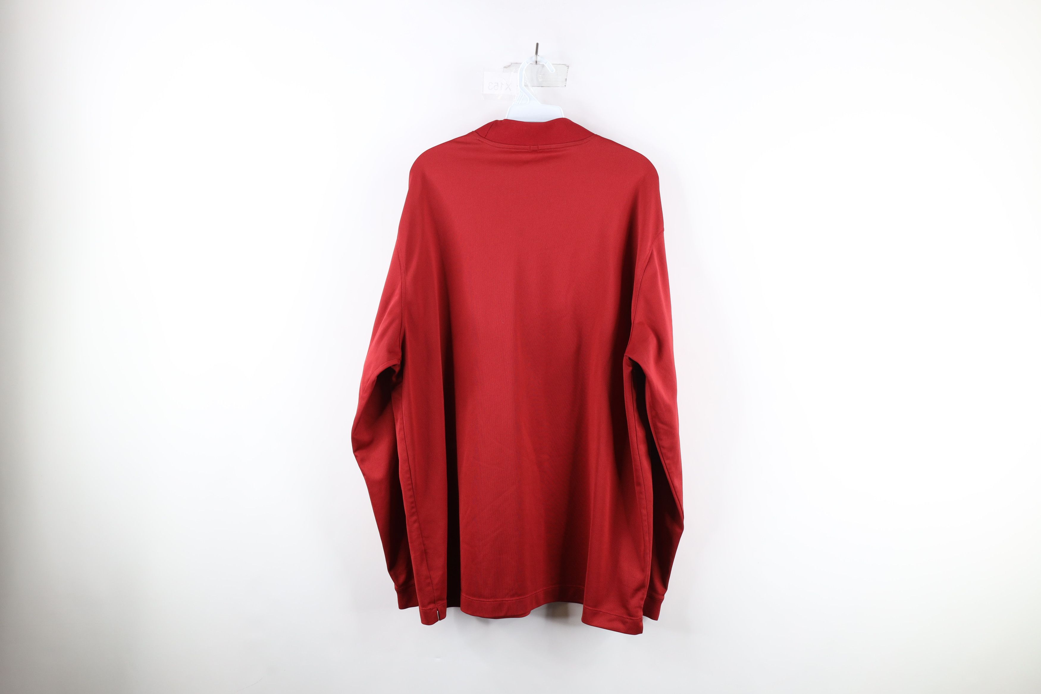 Nike × Vintage Vintage Nike Golf Mini Swoosh Mock Neck Long Sleeve T-Shirt Size US XL / EU 56 / 4 - 7 Thumbnail
