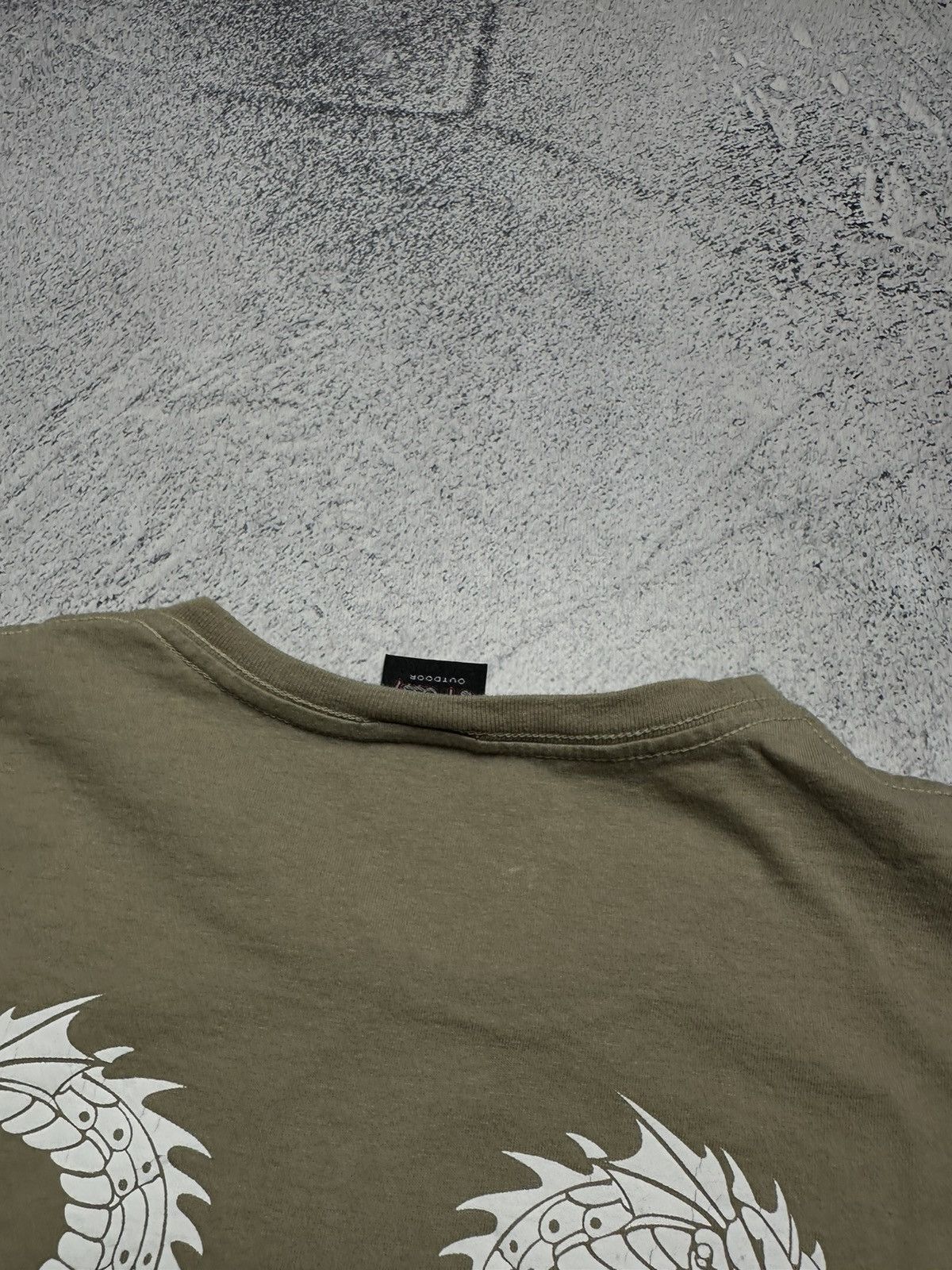 Stussy Vintage 90s Stussy Outdoor Dragon Print Tank Top T shirt Size US XL / EU 56 / 4 - 12 Thumbnail
