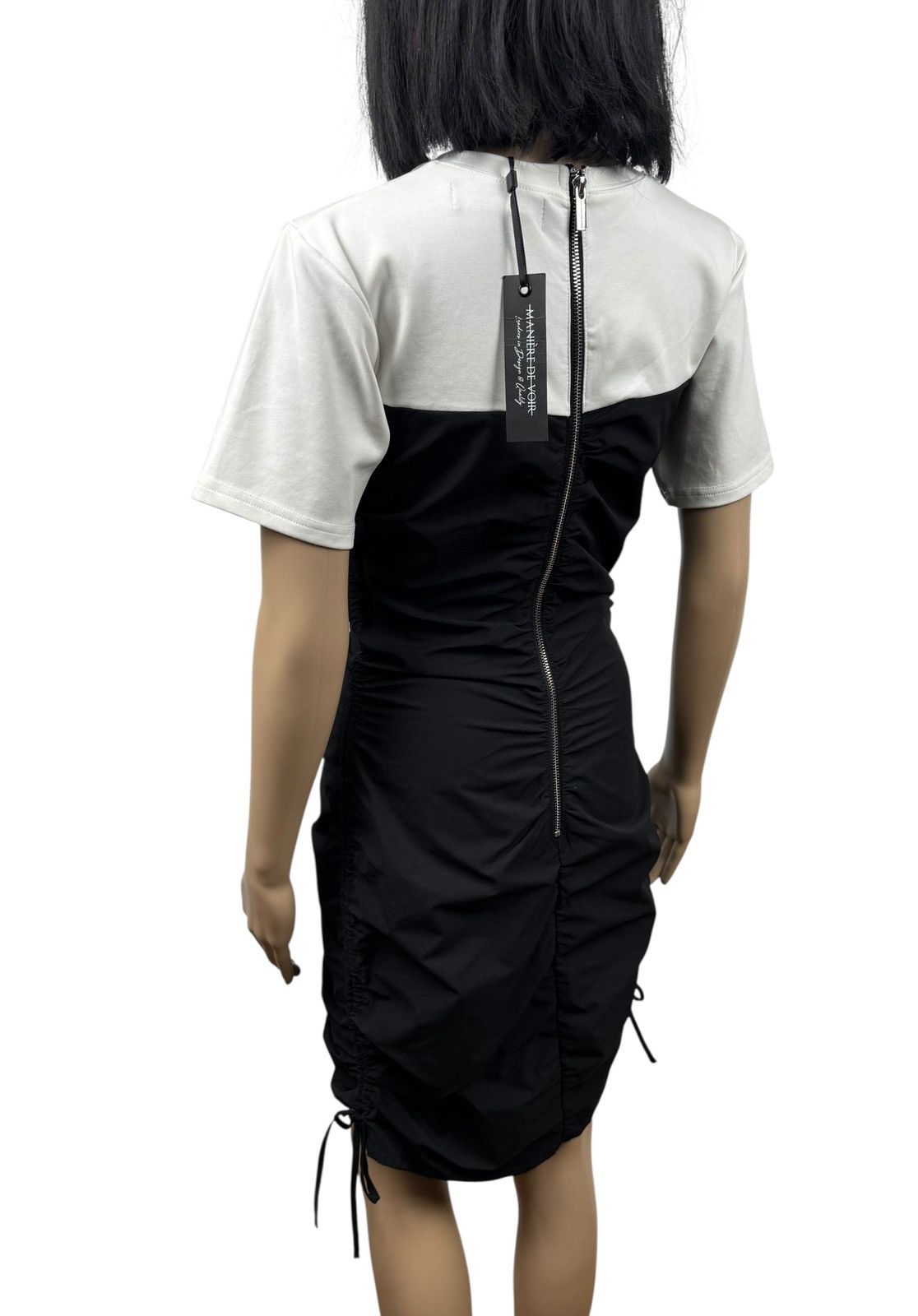 Maniere De Vior Maniere De Voir Ruched T-Shirt Dress Cotton size UK10 Size M / US 6-8 / IT 42-44 - 8 Thumbnail