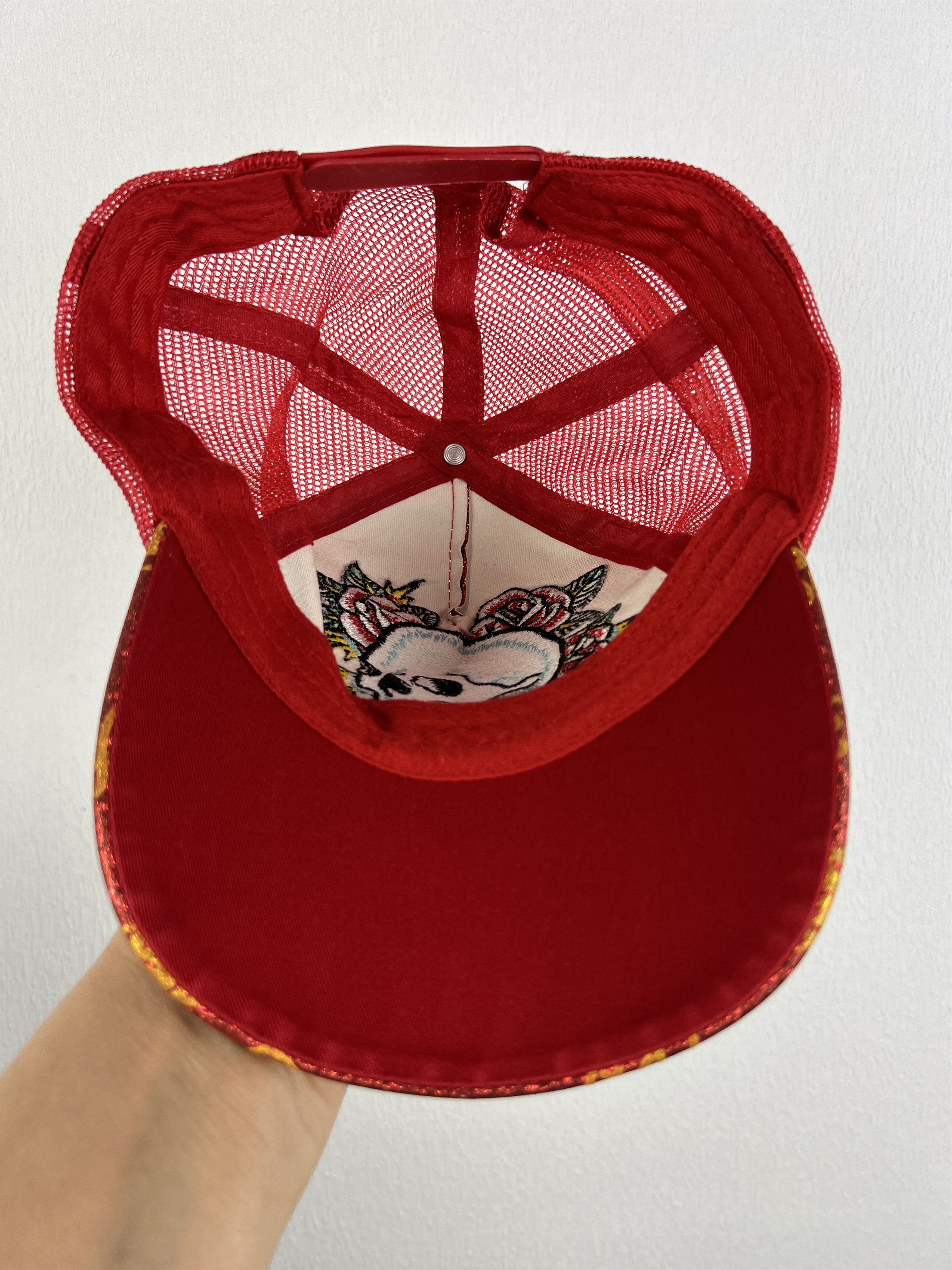 Vintage Ed Hardy Trucker Hat Snapback Christian Audigier Cap Rare Size ONE SIZE - 8 Thumbnail