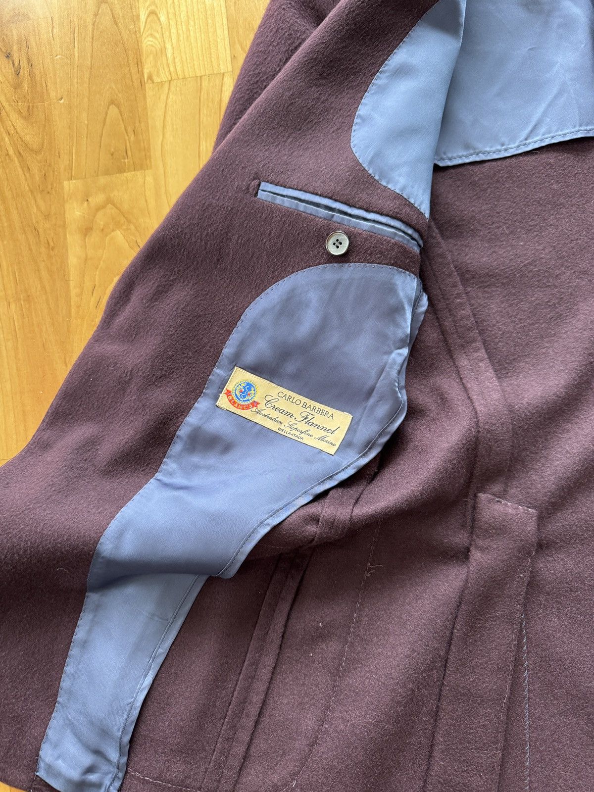 Suitsupply Suitsupply 36R Burgundy Cashmere Havana Jacket Size 36R - 3 Thumbnail