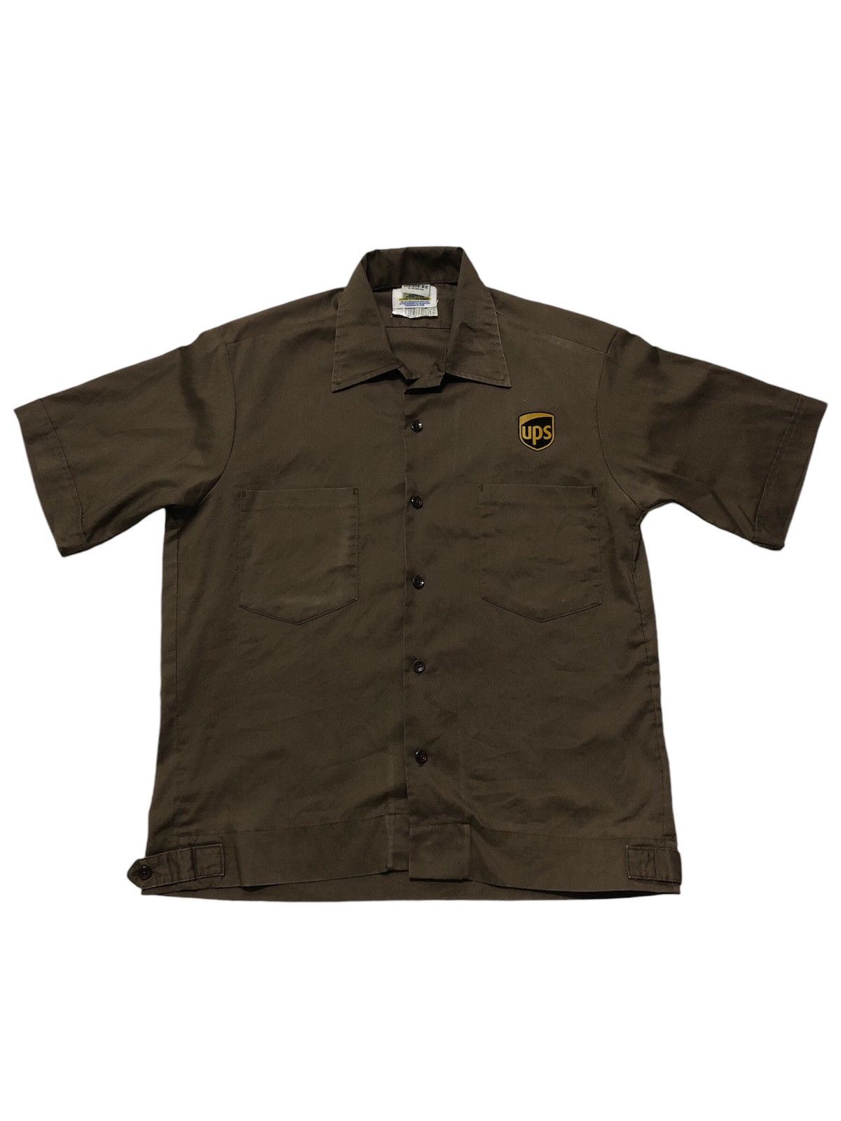 Vintage Vintage Ups Shirt Workwear Button Up Size US M / EU 48-50 / 2 - 1 Thumbnail