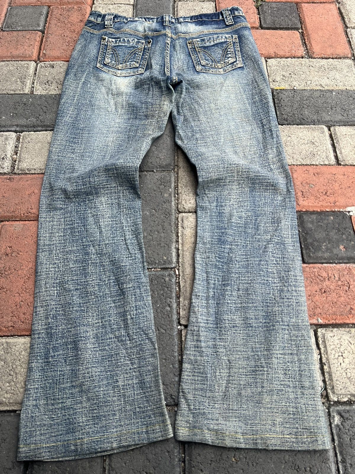 Kapital 2000s Hysteric Y's Cdg Bootcut Flare Was Jeans y2k Lgb Ifsix Size US 31 - 2 Thumbnail