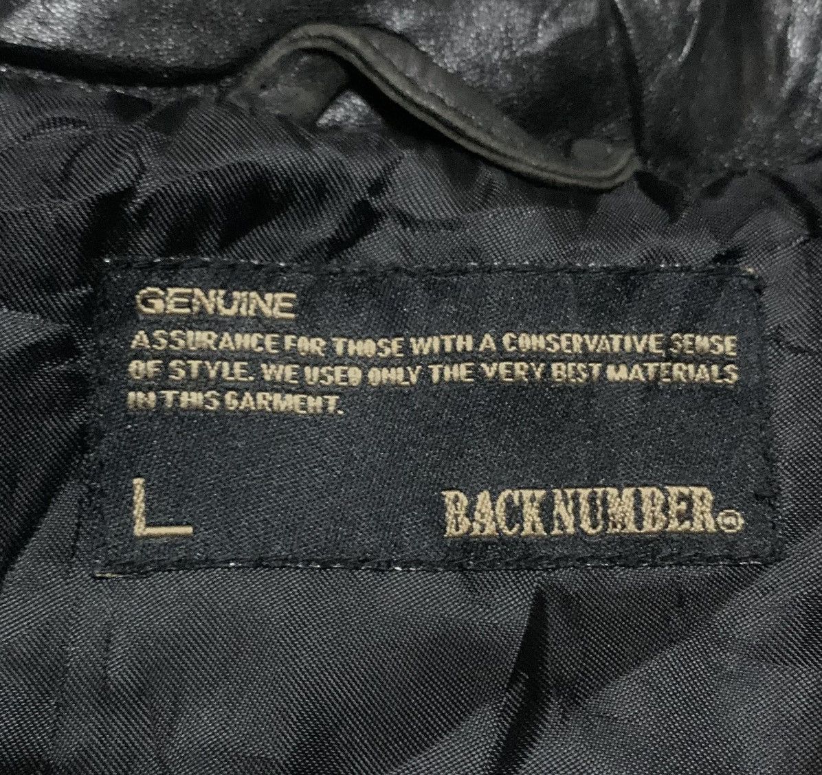 Japanese Brand Vintage Back Number M 65 Field Sheepskin Leather Jacket Size US L / EU 52-54 / 3 - 6 Thumbnail