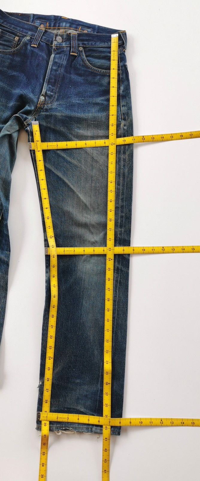 LVC × Levi's × Vintage Levis 501 xxc Big E Buckleback Selvedge Denim Jeans Size US 28 / EU 44 - 11 Thumbnail