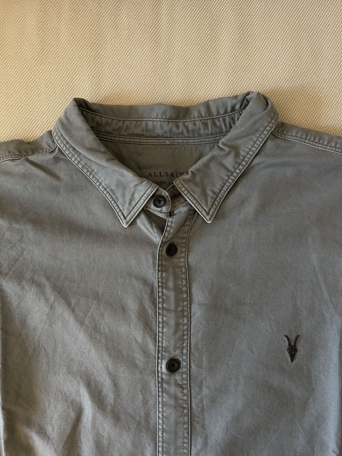 Allsaints Allsaints Pomo Shirt Size US XXL / EU 58 / 5 - 4 Thumbnail