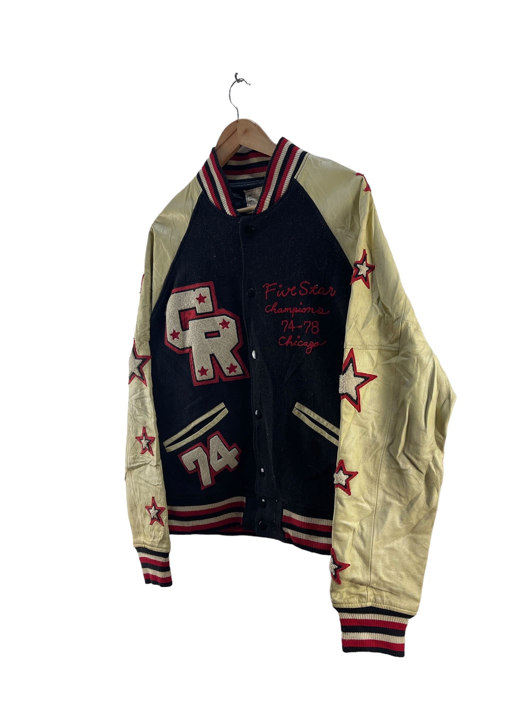 Other Vintage Houston Sportswear Eastern Maine Varsity Jacket Size US L / EU 52-54 / 3 - 7 Thumbnail