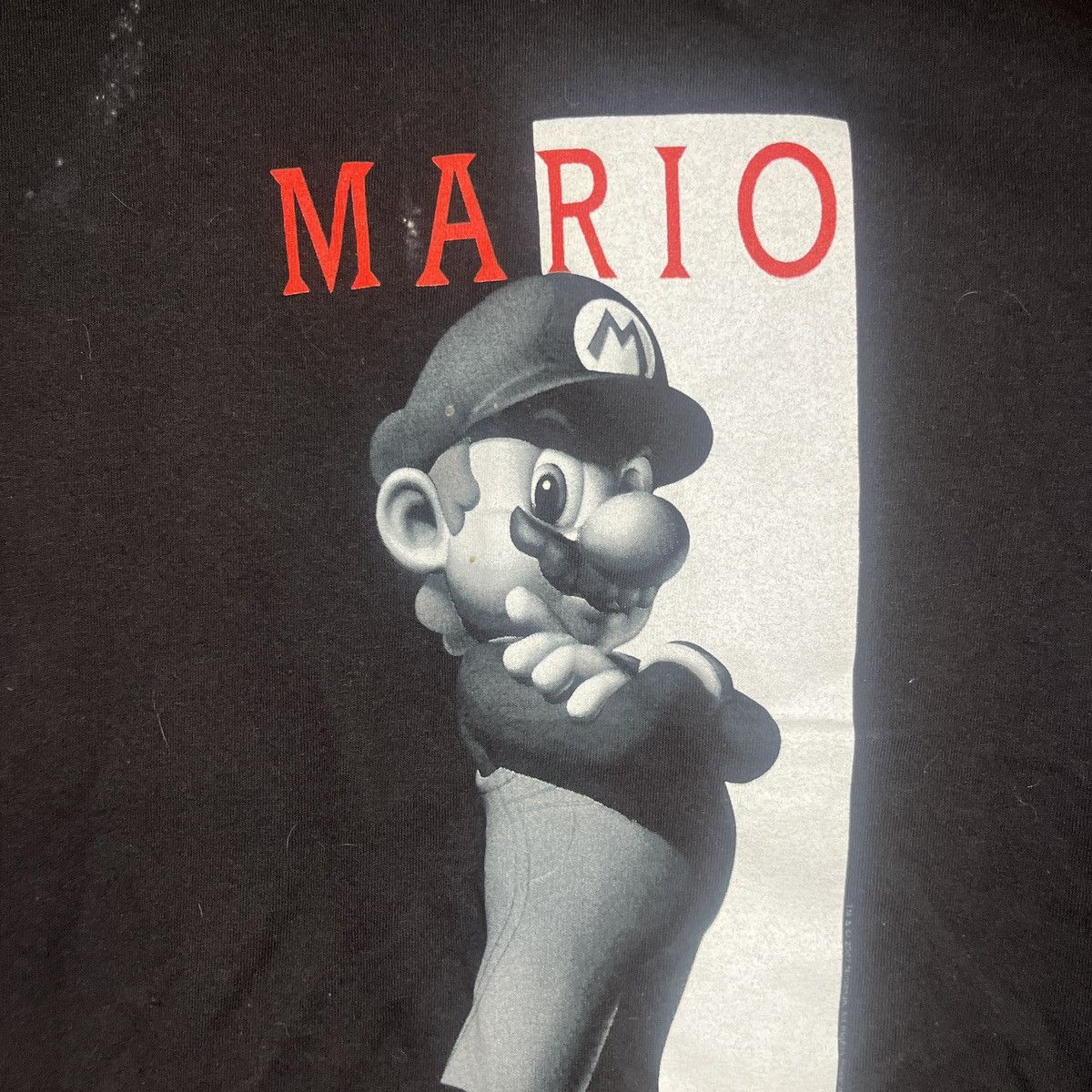 Nintendo Vintage Nintendo Mario Scarface Style Y2K Graphic T Shirt Size US S / EU 44-46 / 1 - 2 Thumbnail