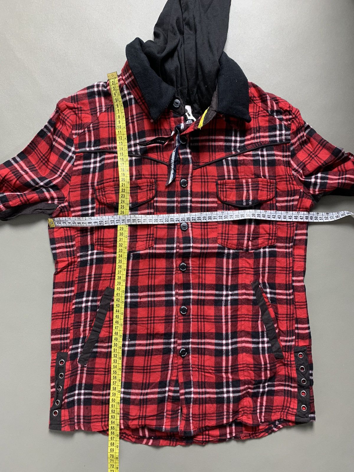 If Six Was Nine × Japanese Brand × Le Grande Bleu (L.G.B.) cero nias flannel zipper hoodie button ups shirt Size US M / EU 48-50 / 2 - 15 Thumbnail