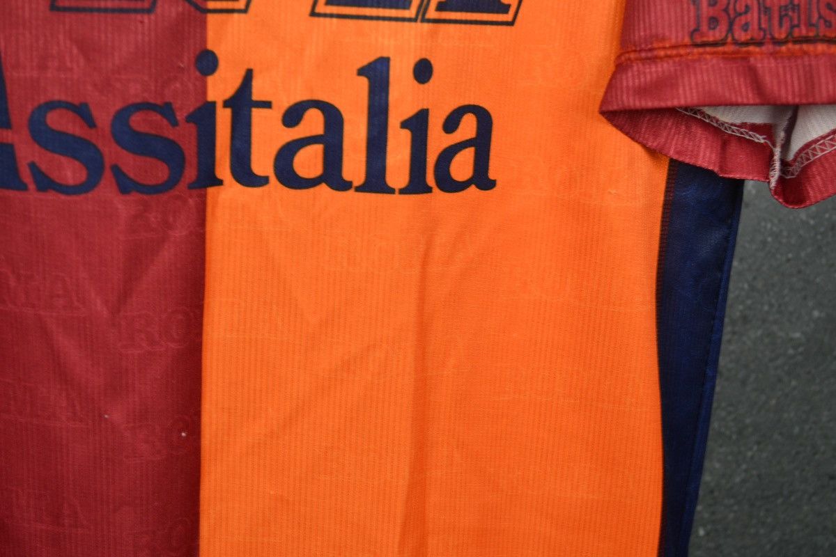 Vintage As Roma Vintage Football Shirt Soccer Jersey BATISTUTA #20 Size US L / EU 52-54 / 3 - 7 Thumbnail