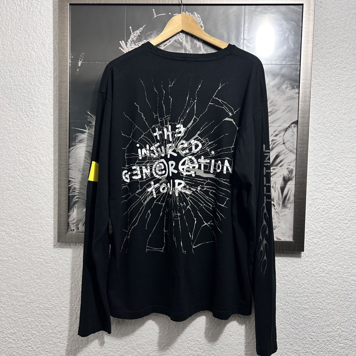 A$AP Rocky × AWGE × Rap Tees A$AP ROCKY INJURED GENERATION TOUR TESTING SHIRT Size US XL / EU 56 / 4 - 4 Thumbnail