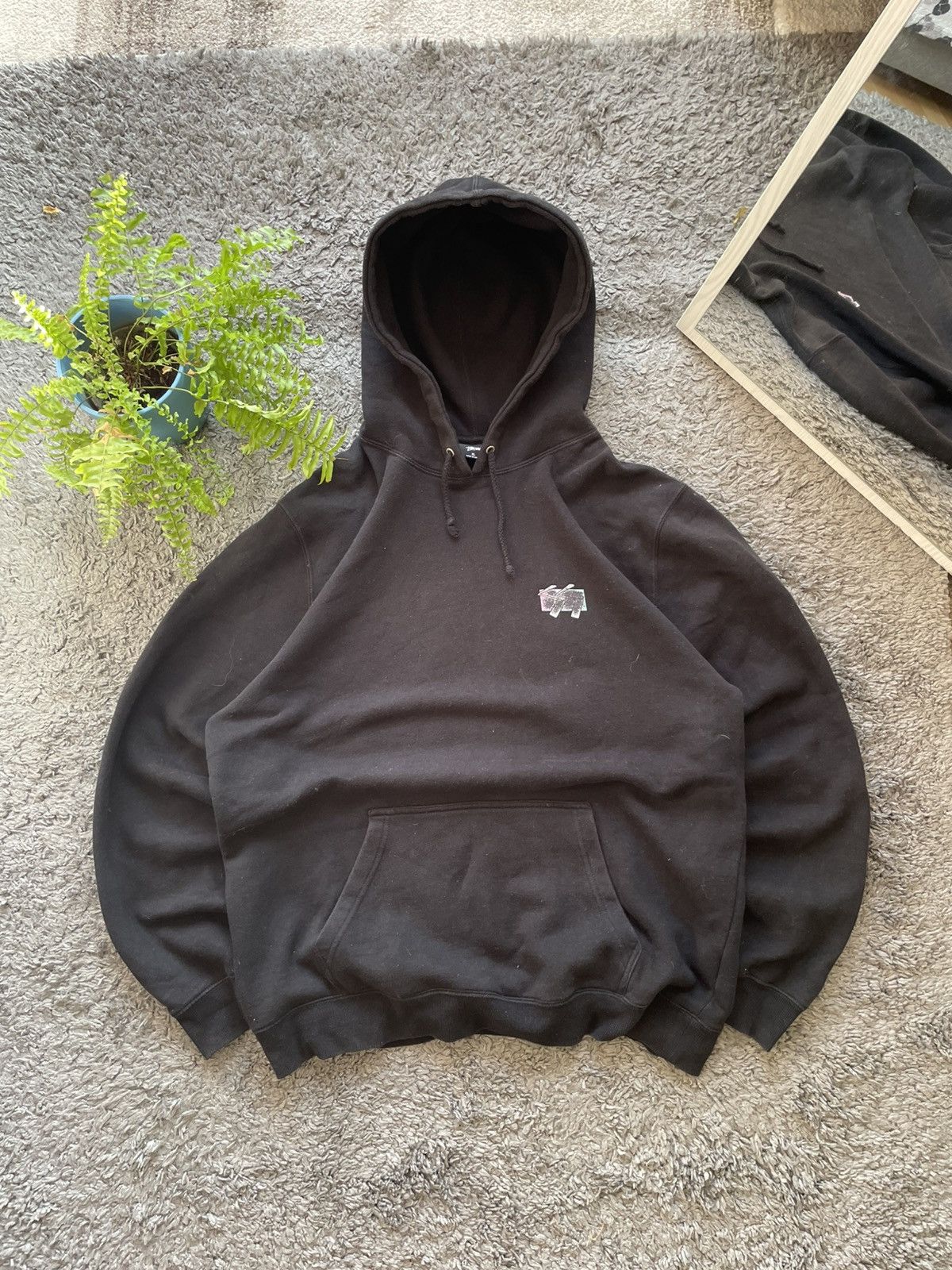 Stussy × Vintage 00s Stüssy Hoodie Streetwear Vintage Big Logo Rare Y2k Size US XL / EU 56 / 4 - 9 Thumbnail