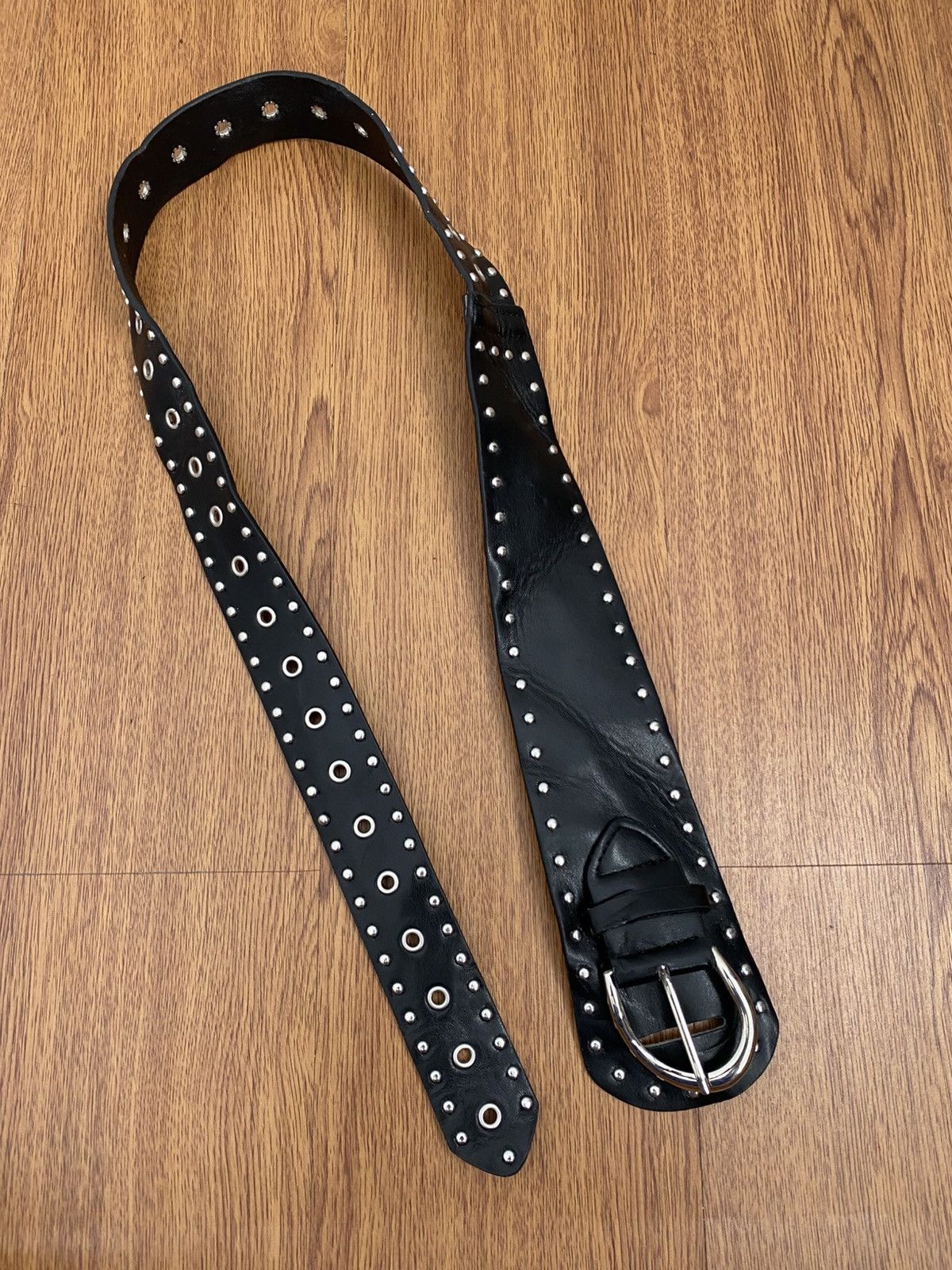 If Six Was Nine Studded ringer wide belt Size ONE SIZE - 2 Thumbnail