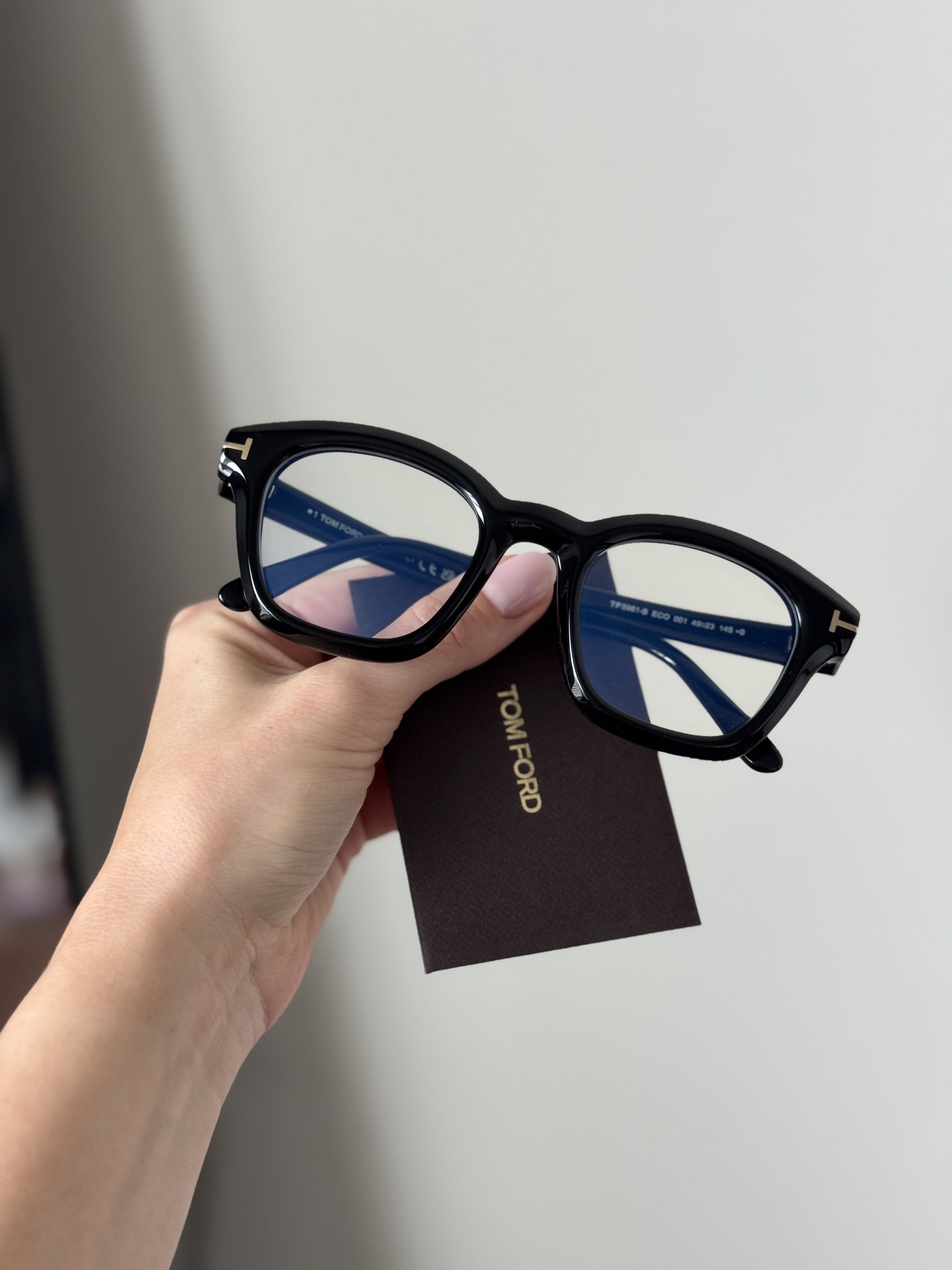 Tom Ford Tom Ford Men Eyeglasses Square FT5961-B 001 NEW AUTHENTIC Size ONE SIZE - 11 Thumbnail