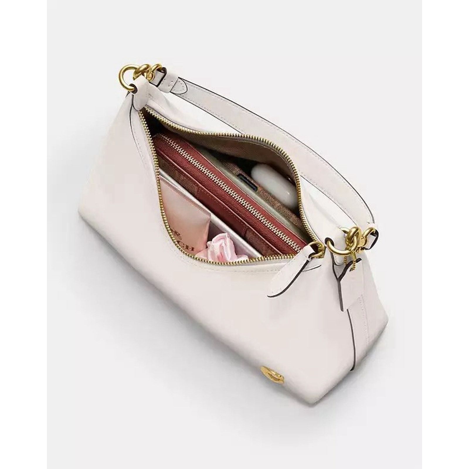 Coach NWT COACH Juliet Shoulder Bag Crossbody Leather CR981 Chalk Size ONE SIZE - 15 Thumbnail