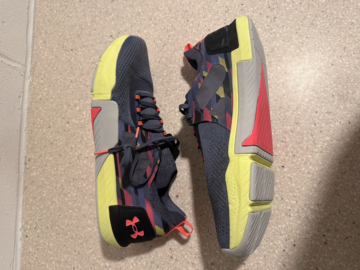 Under Armour Under Armour TriBase Reign 4 Pro Amp Purple & Yellow Ray Size US 14 / EU 47 - 9 Thumbnail