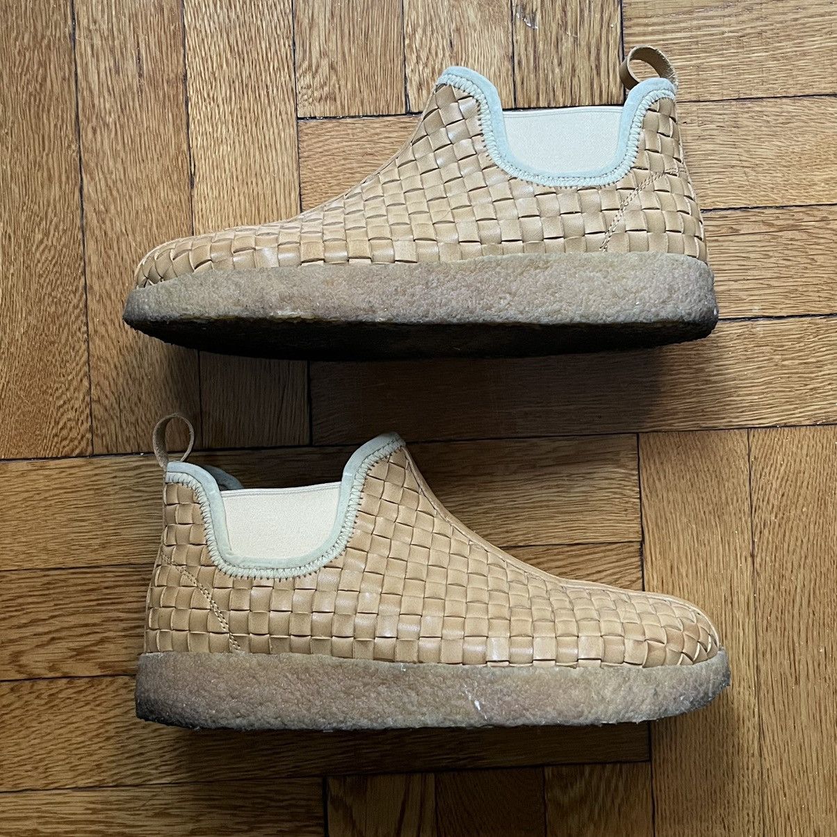 Malibu Sandals Malibu Faux Leather Woven Chelsea Boots Size US 8 / EU 41 - 4 Thumbnail
