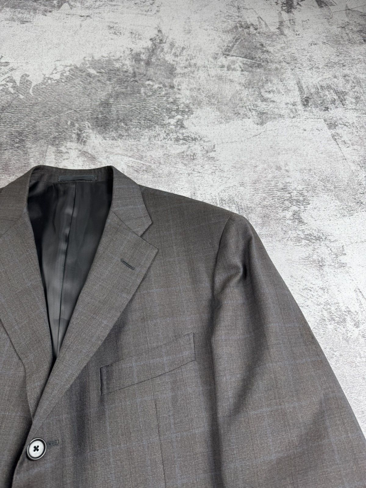 Caruso Vintage Raffaele Caruso 54R Classic 90S Blazer Suit Jacket Size 54R - 8 Thumbnail