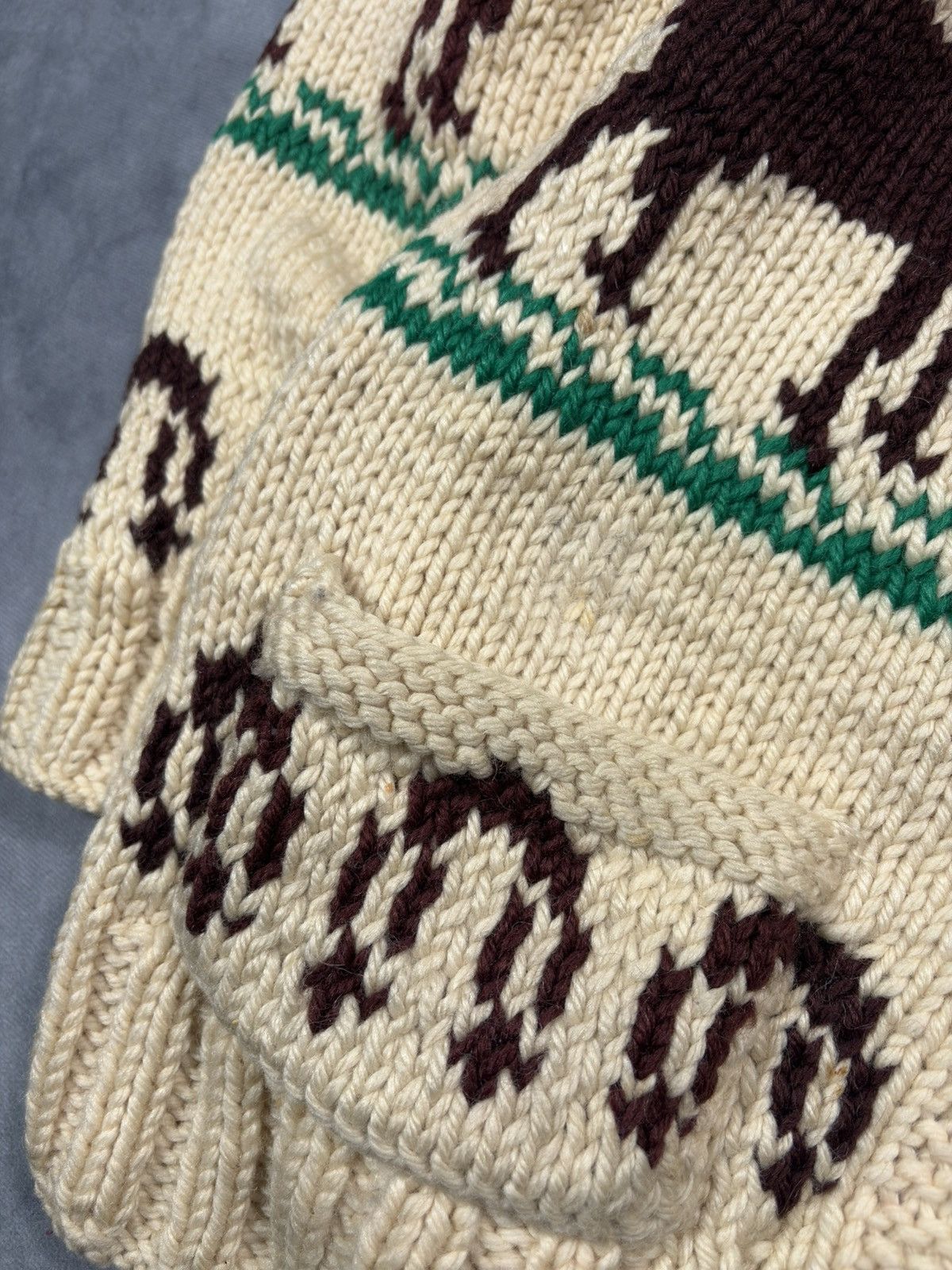 Other Original Cowichan Post WW2 50s Moose Zip Sweater Size US M / EU 48-50 / 2 - 11 Thumbnail