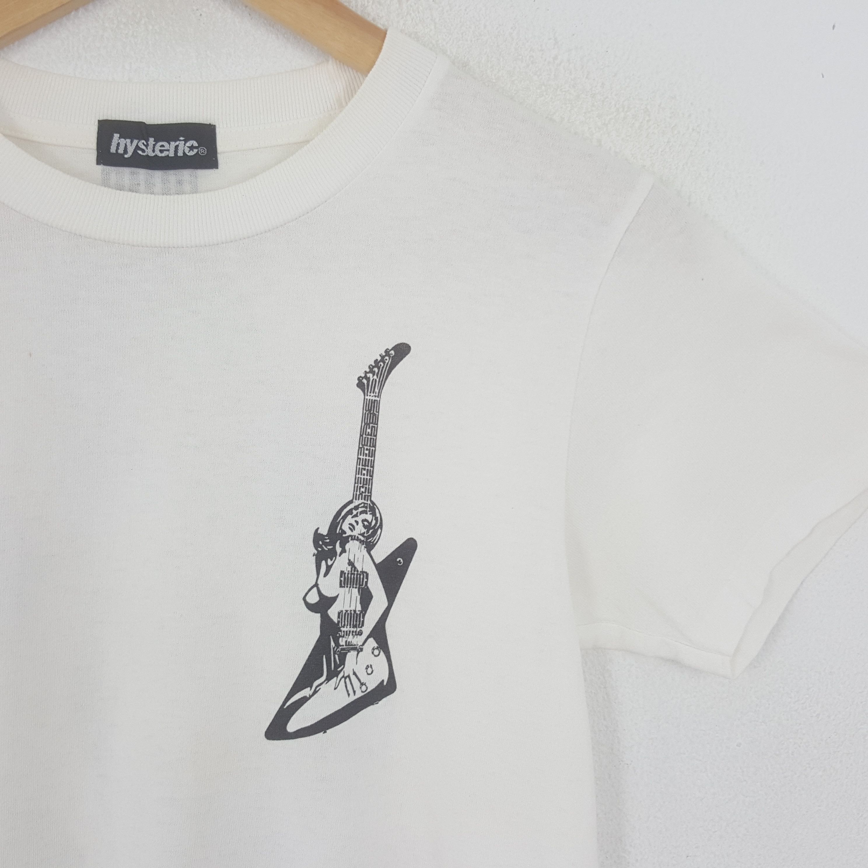 Hysteric Glamour × Japanese Brand × Vintage Vintage Hysteric Glamour Japanese Brand Guitar Girl Tshirt Size S / US 4 / IT 40 - 4 Thumbnail